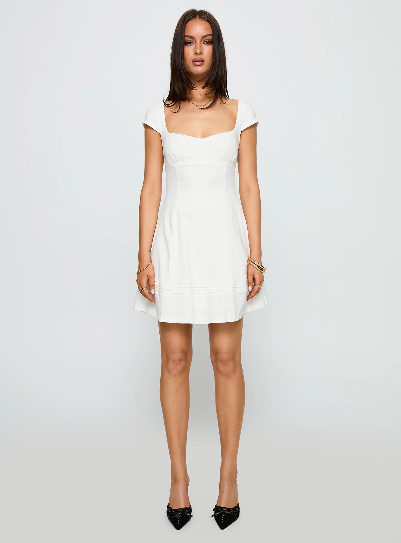 Infinite Wonders Mini Dress White - Image 7