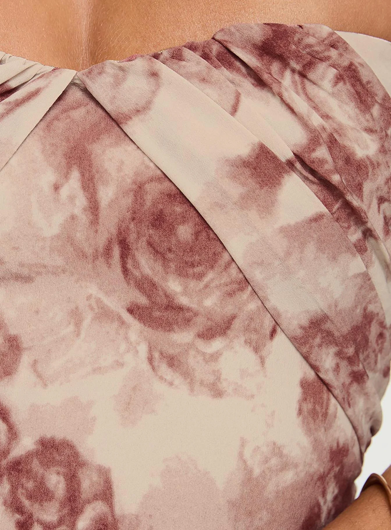 Irena Strapless Mini Dress Rose Floral - Image 6