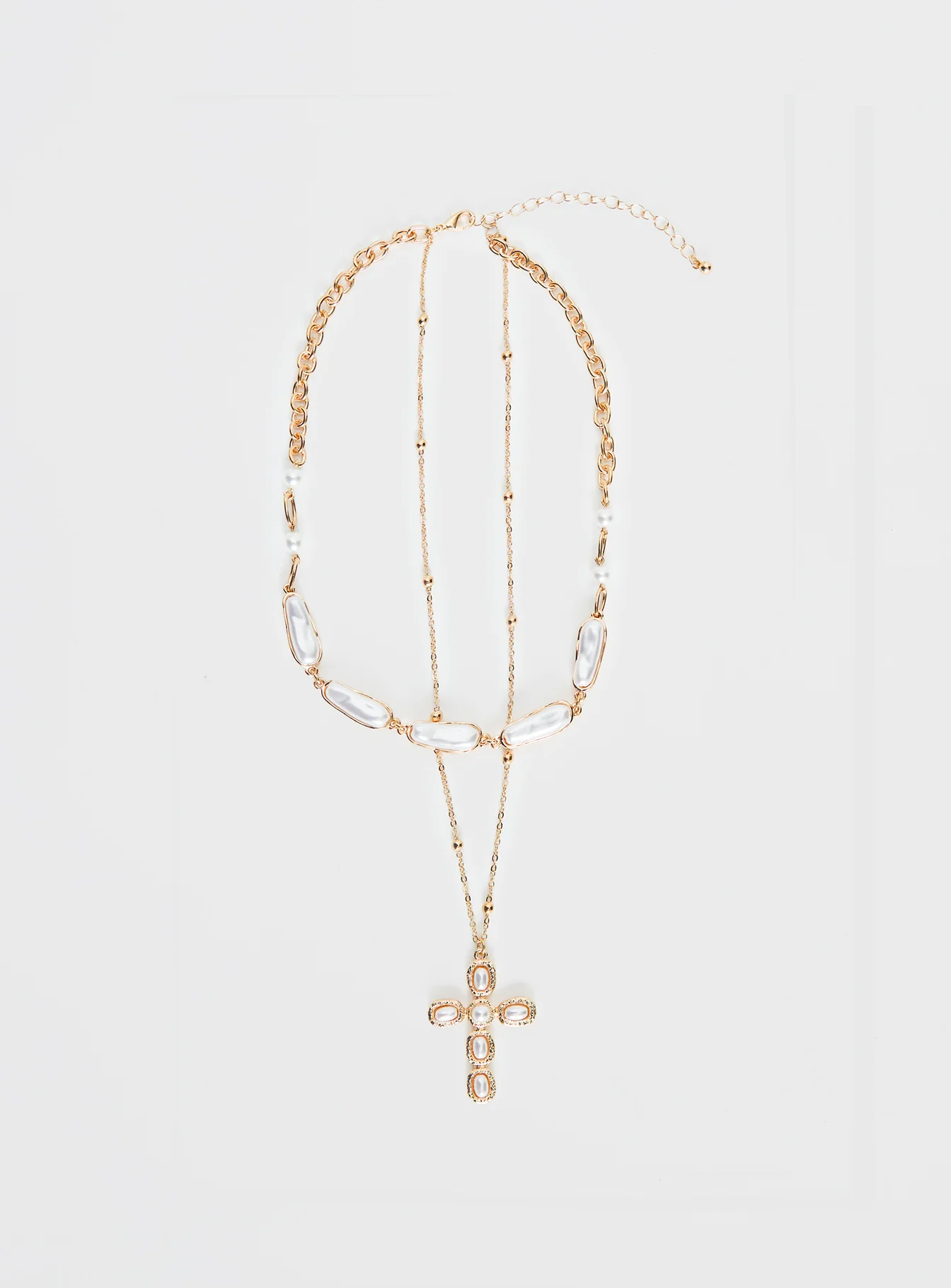 Isabellah Pearl Necklace Pack Gold - Image 2