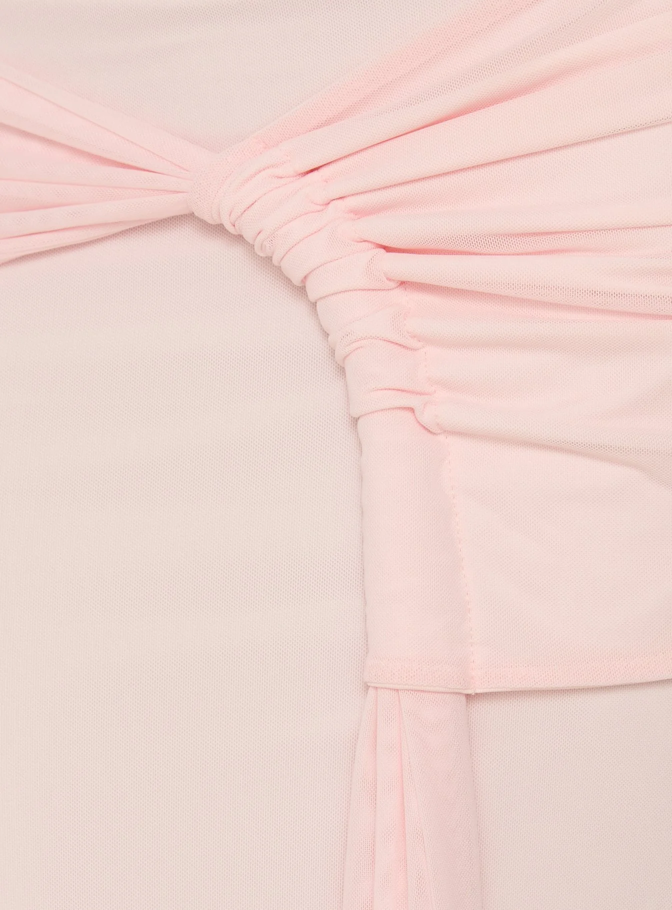 Isador Ruched Maxi Skirt Pink - Image 5