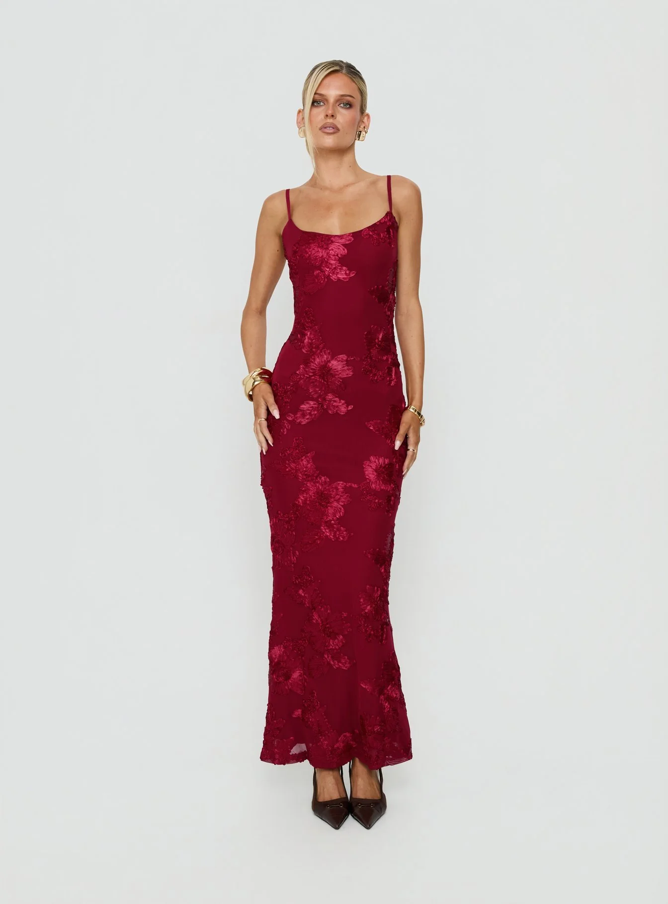 Jacalyn Maxi Dress Red - Image 2