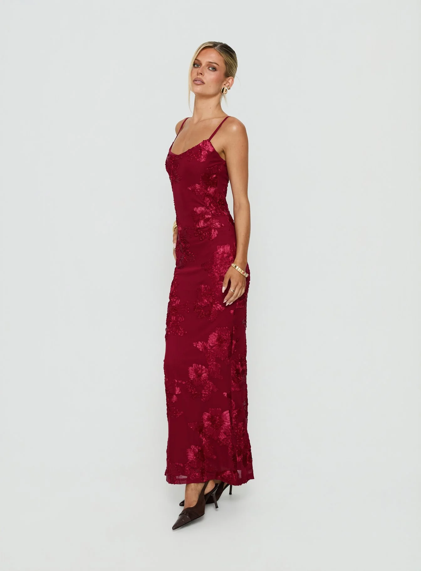 Jacalyn Maxi Dress Red - Image 3