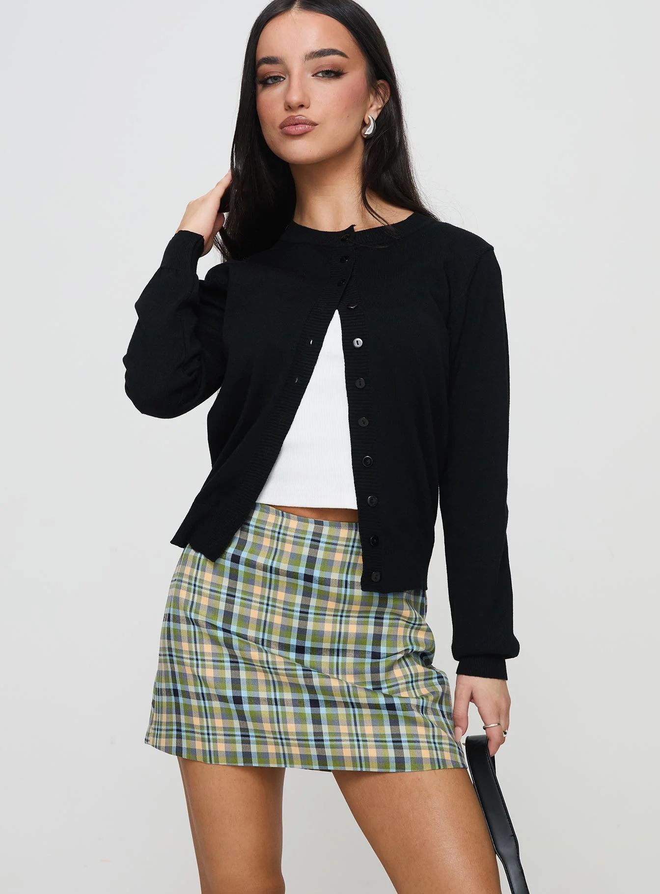 Jacklin Mini Skirt Multi Check - Image 2