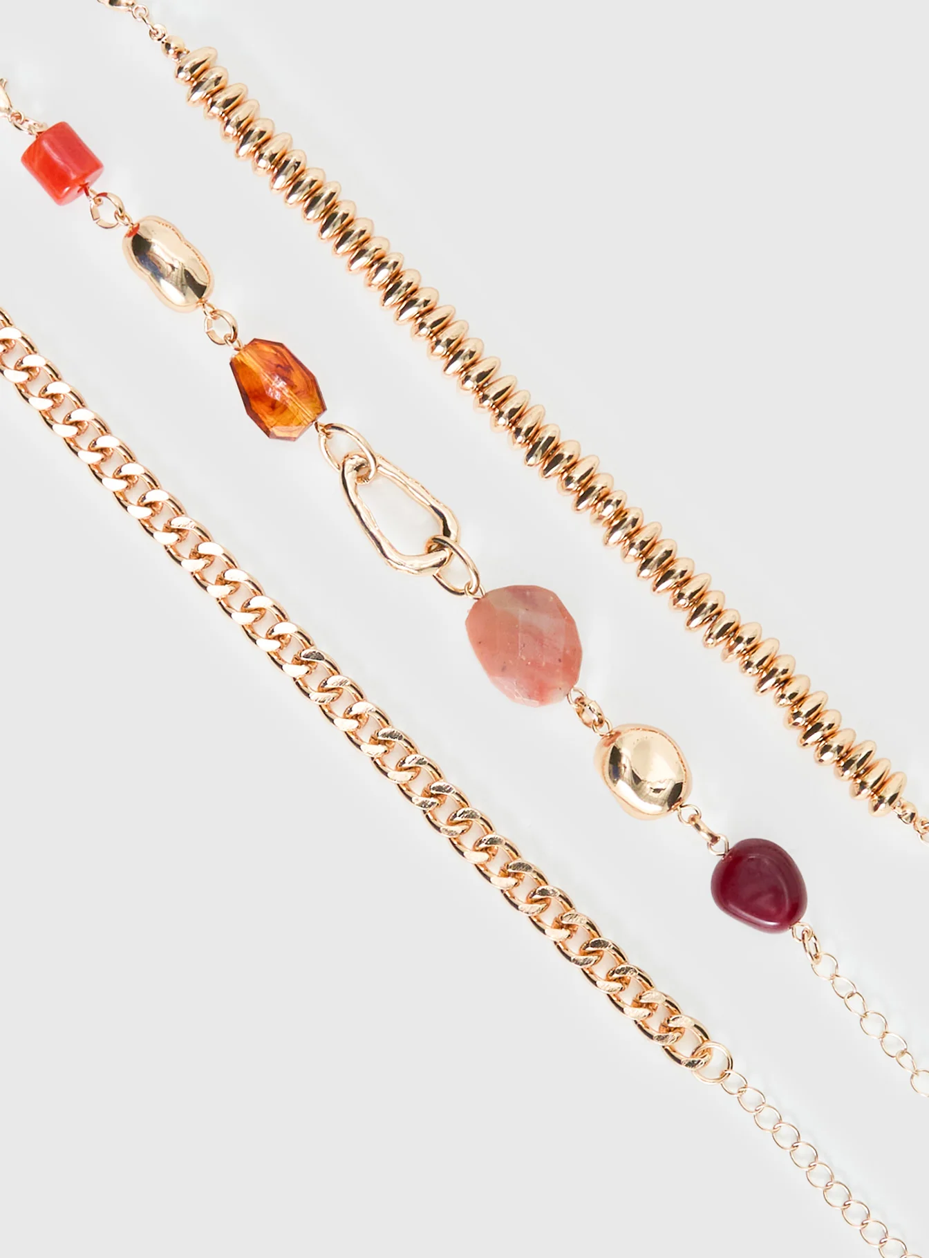 Jaylinn Beaded Bracelet Pack Gold - Image 3
