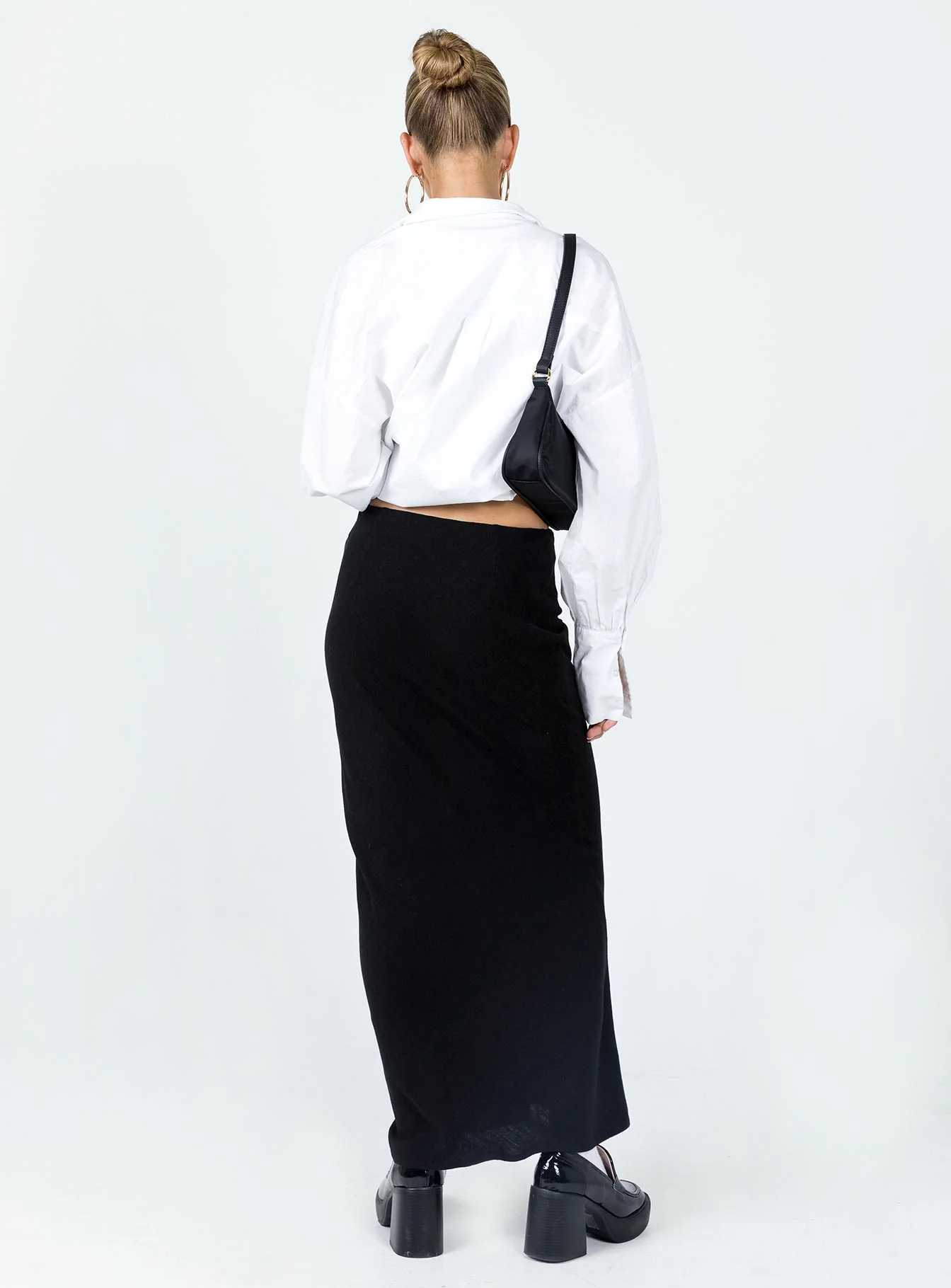 Jodie Maxi Skirt Black Petite - Image 5