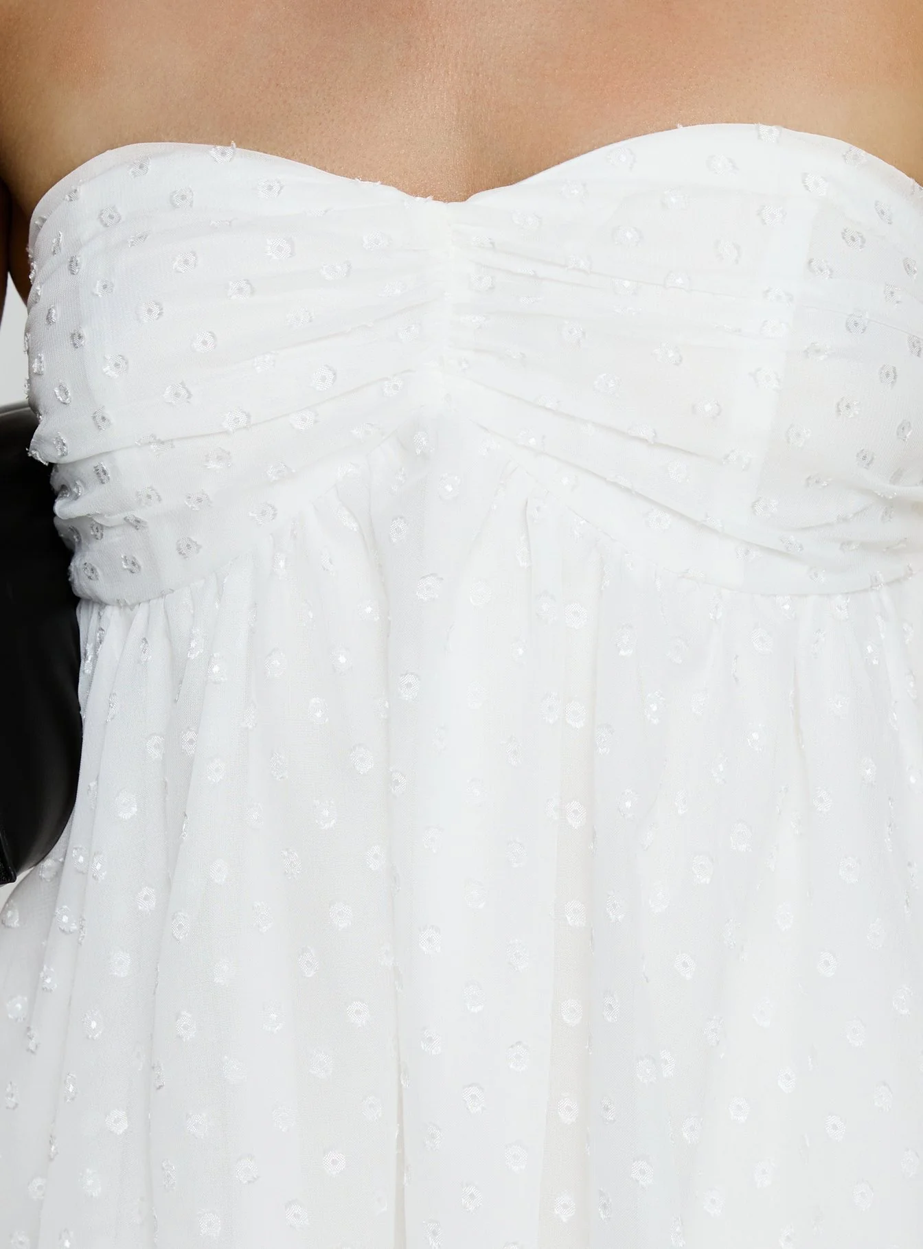 Kaimilla Strapless Sweetheart Mini Dress White - Image 6