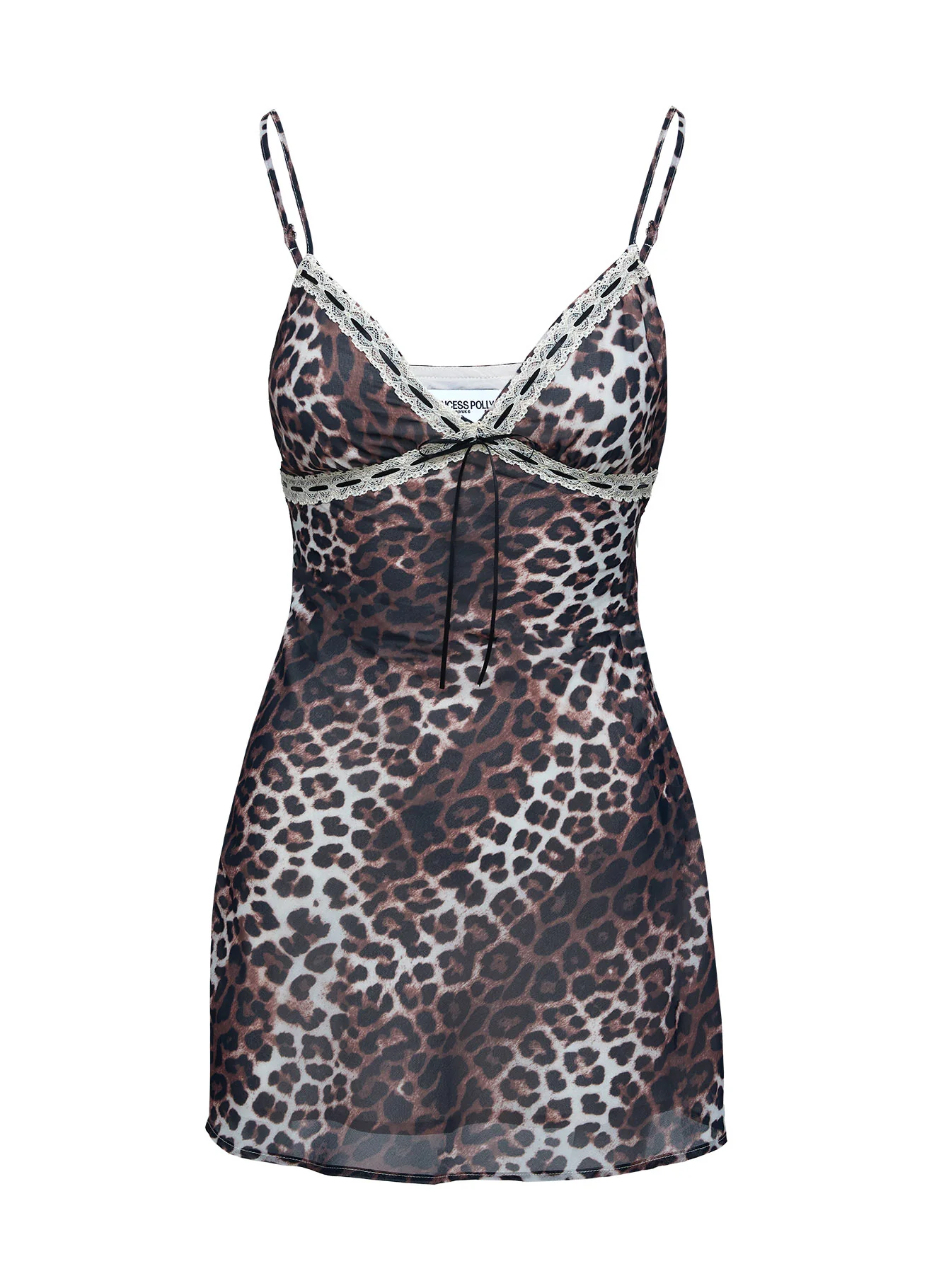 Karena Mini Dress Leopard Tall - Image 5