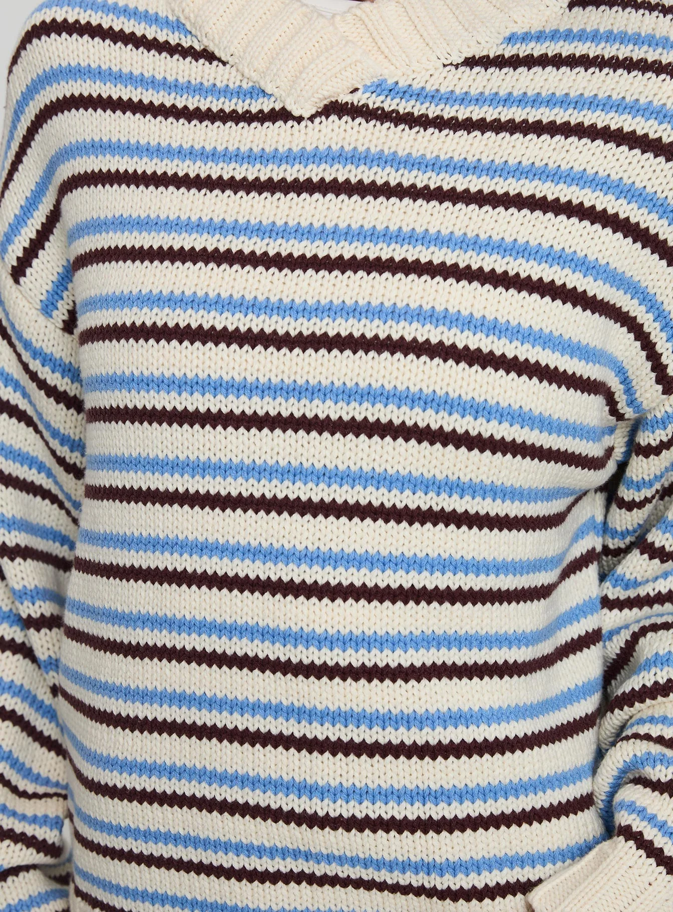 Karolyn Sweater Blue Stripe - Image 5