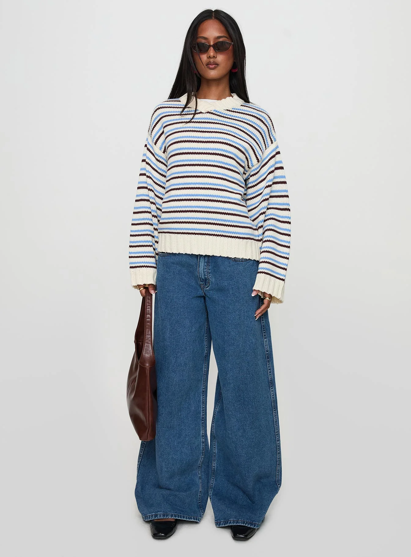 Karolyn Sweater Blue Stripe - Image 6