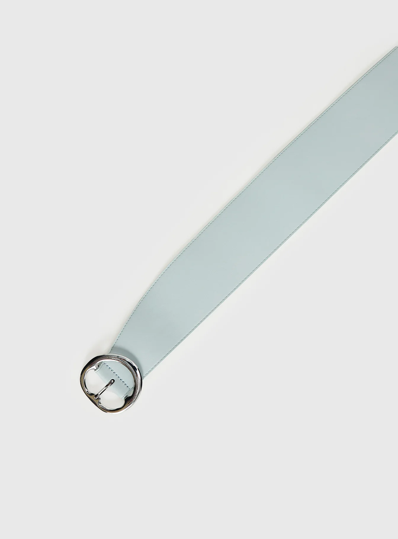 Katryna Faux Leather Belt Grey / Silver - Image 3