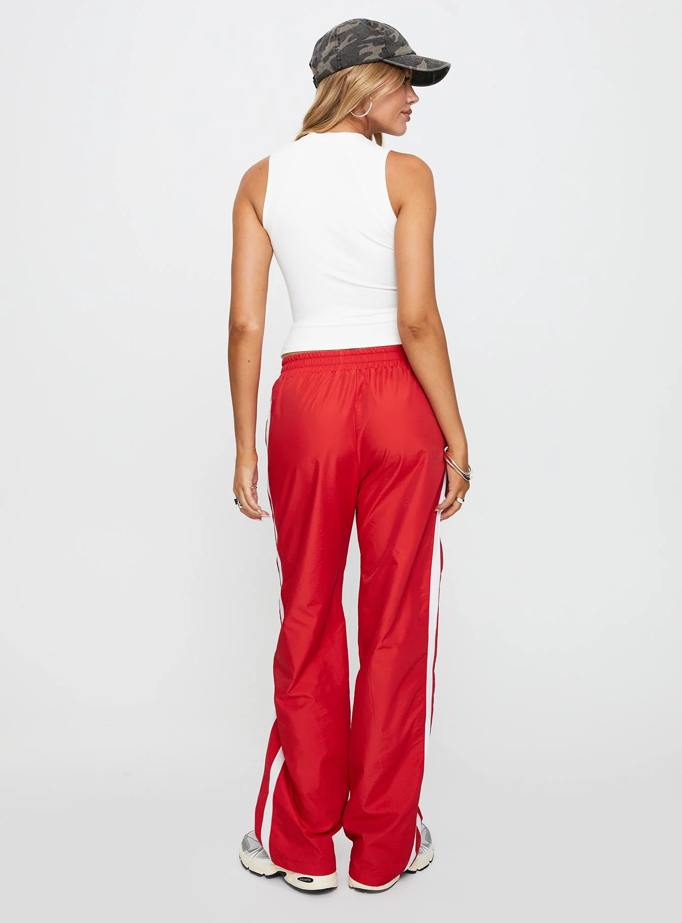 Keli Track Pants Red / White - Image 5
