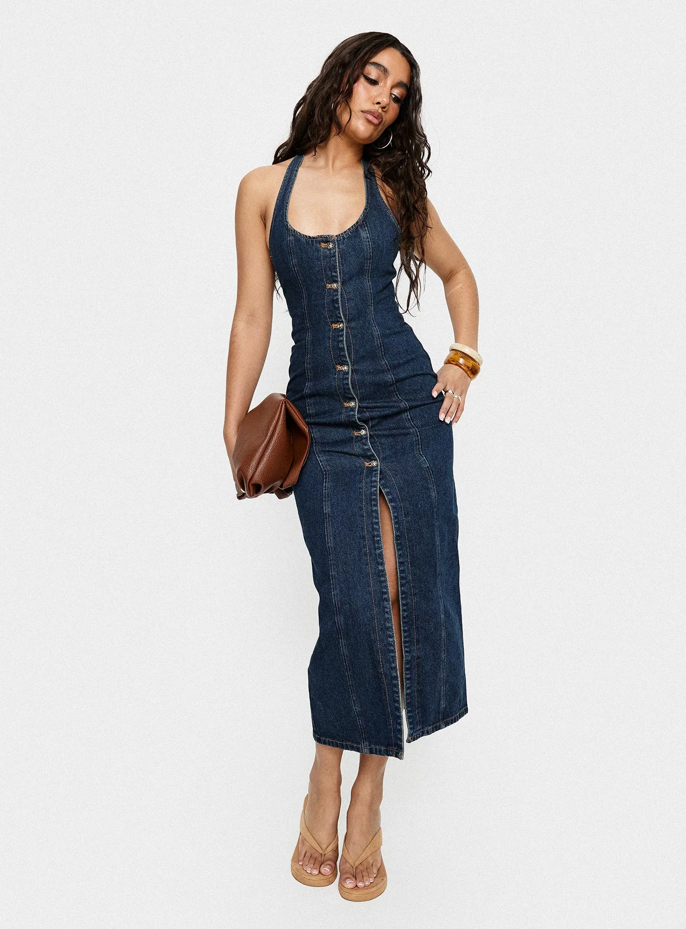 Kenny Maxi Dress Indigo - Image 8