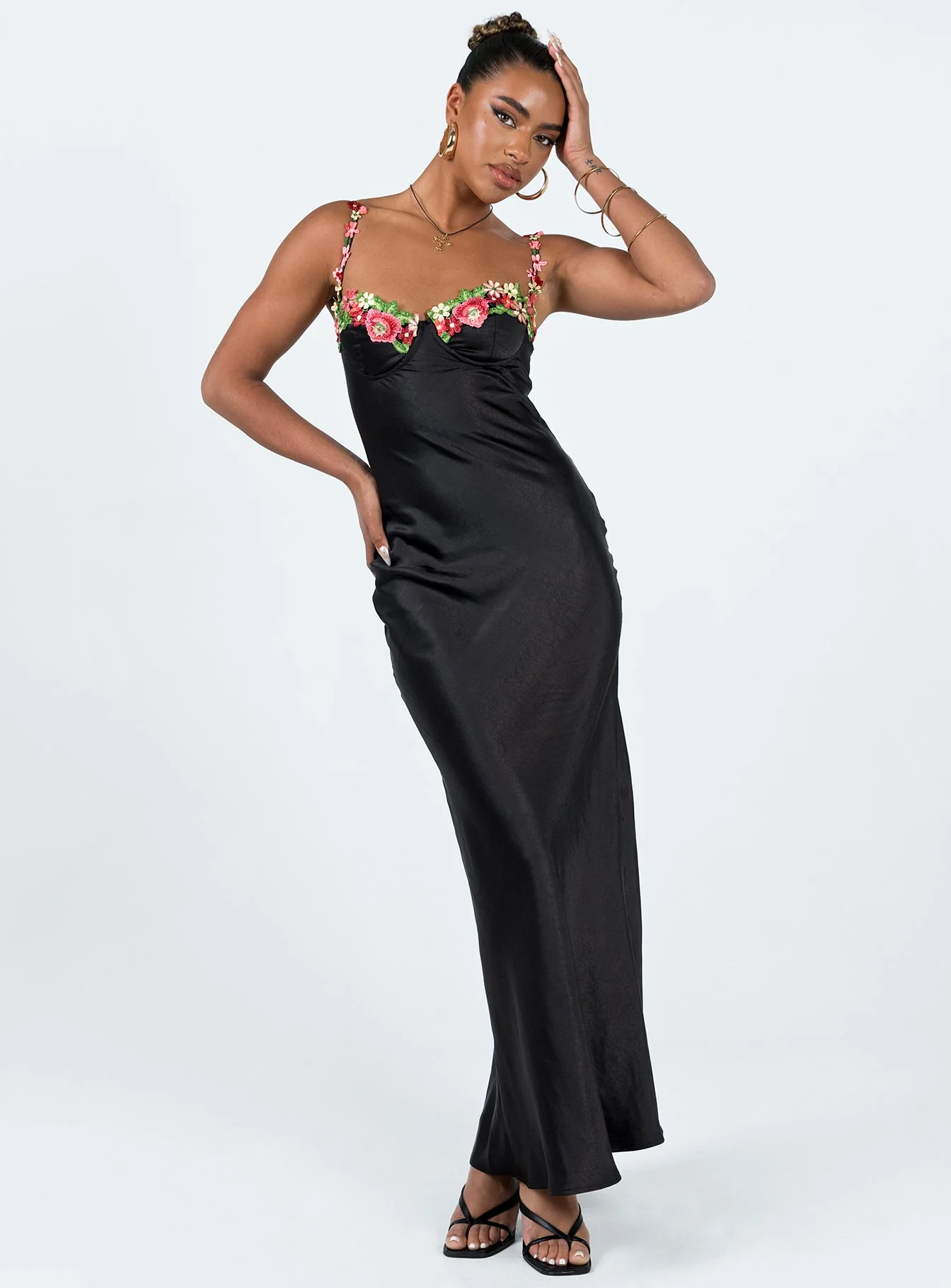 Kenzie Maxi Dress Black - Image 2