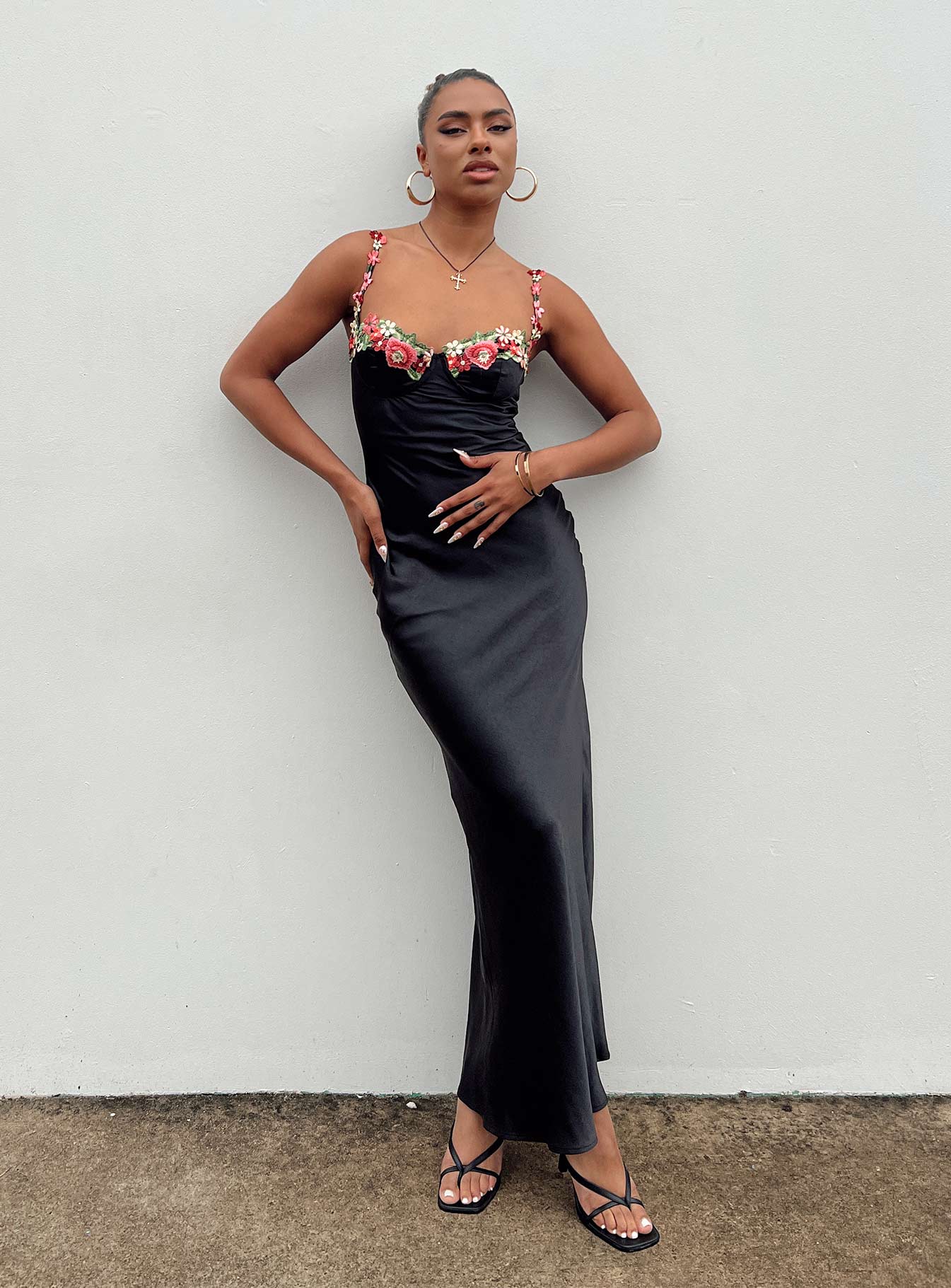 Kenzie Maxi Dress Black - Image 7