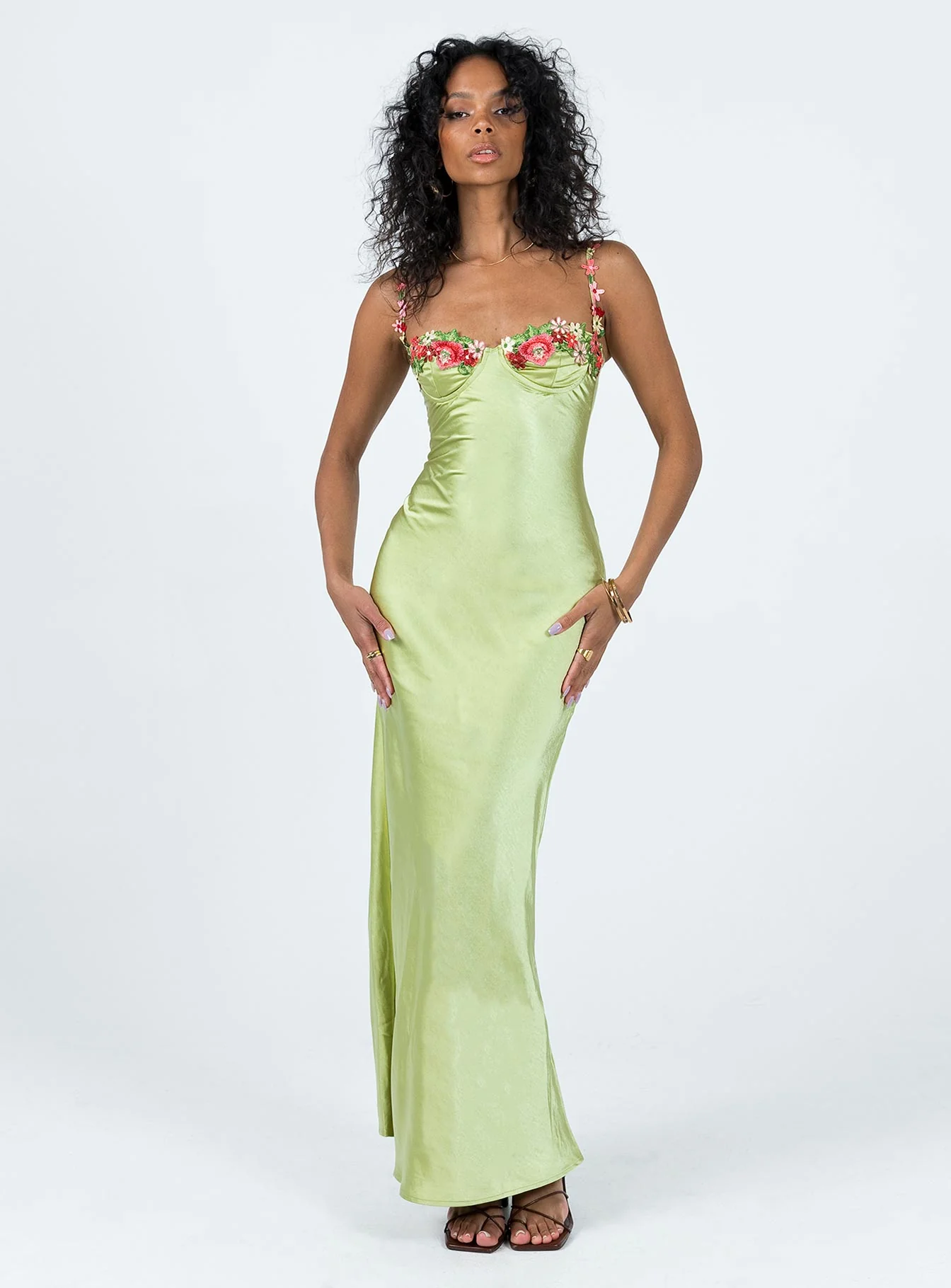Kenzie Maxi Dress Green - Image 5