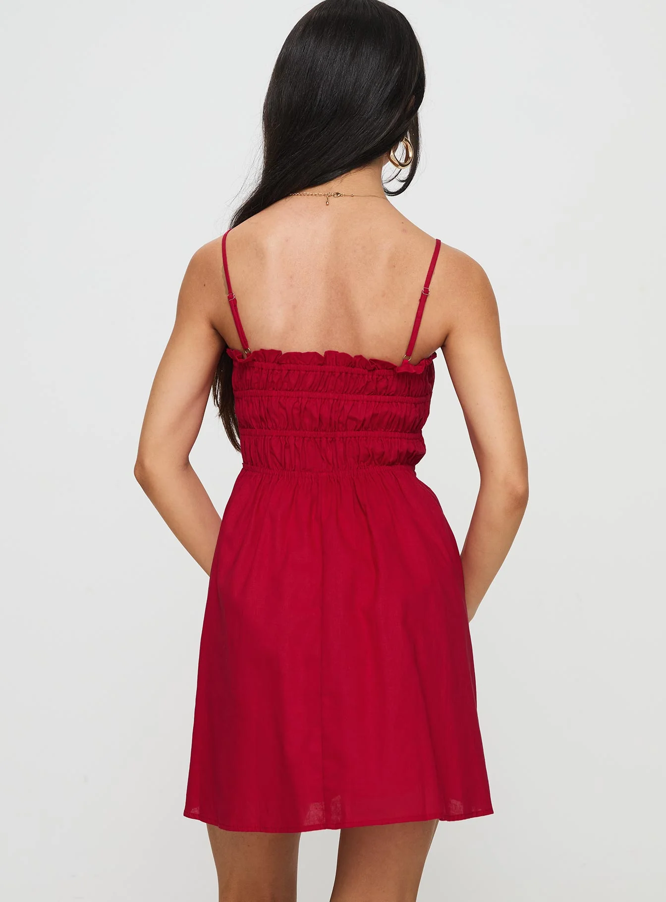 Ketzia Mini Dress Red - Image 5