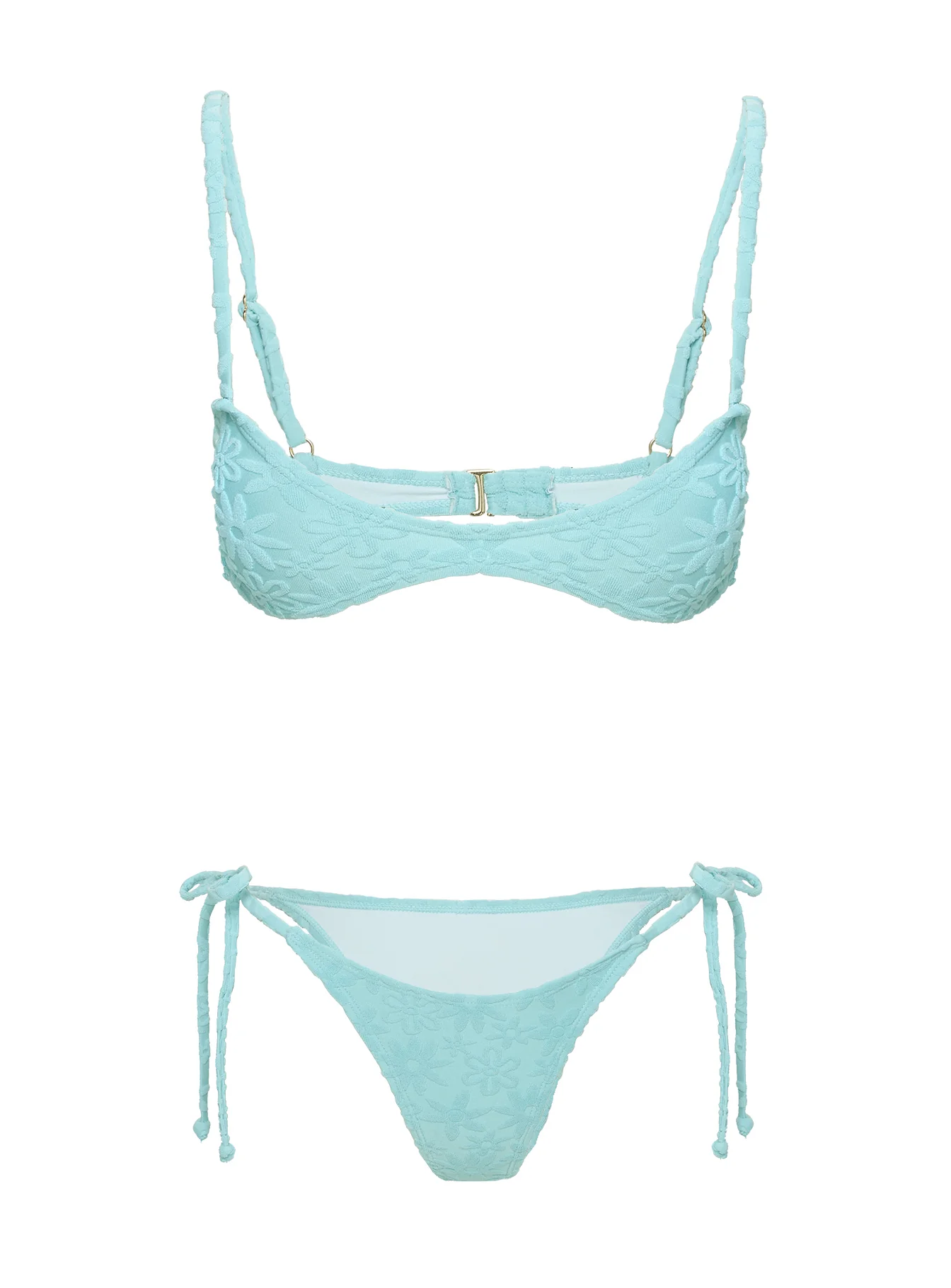 Keyton Bikini Top Blue Floral - Image 5