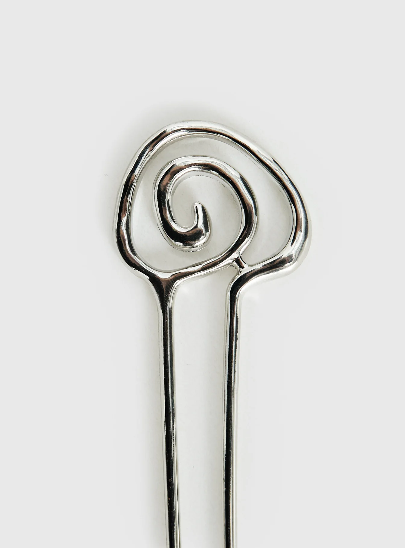 Khori Spiral Hair Pin Silver - Image 4