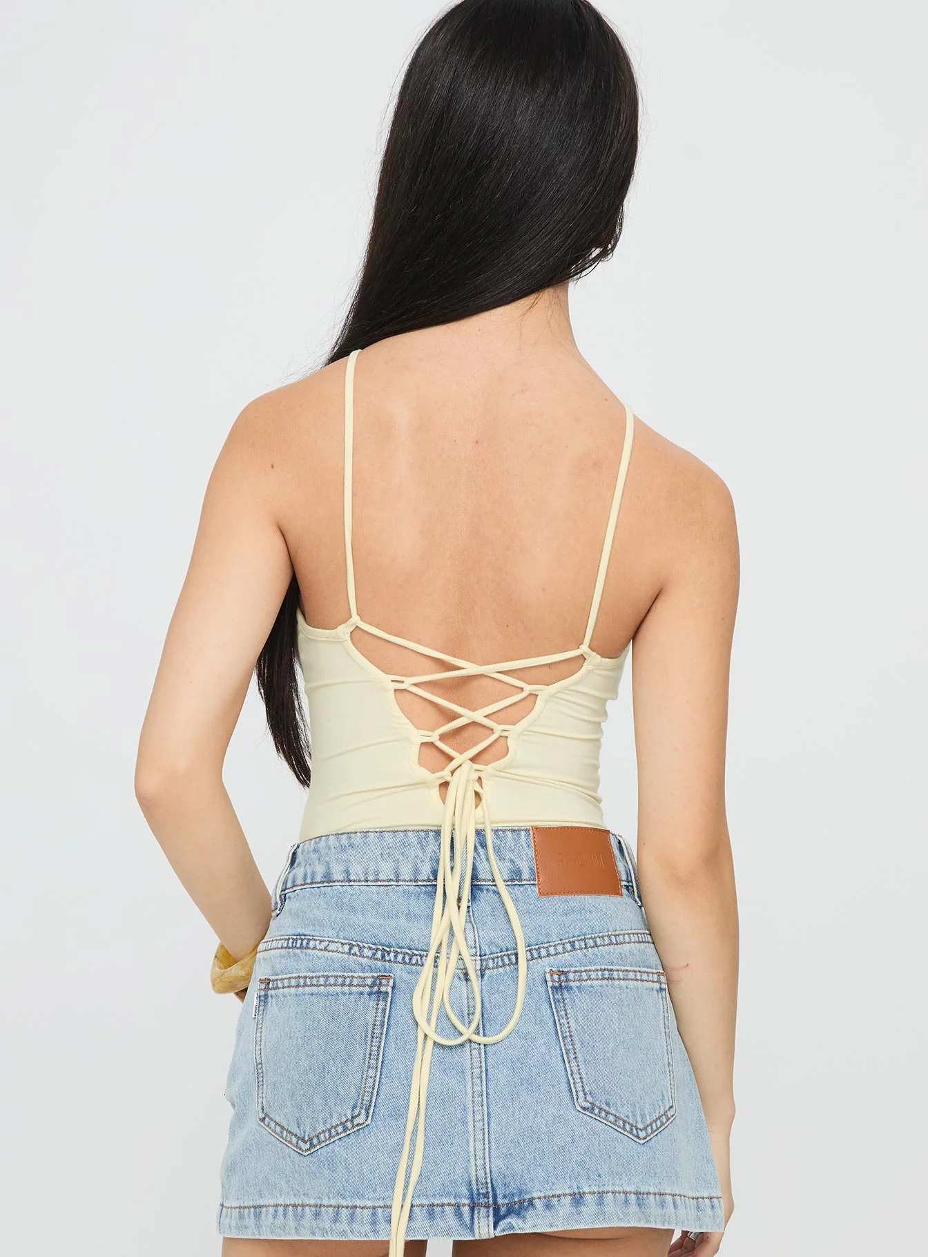Kianu Beaded Bodysuit Lemon - Image 5