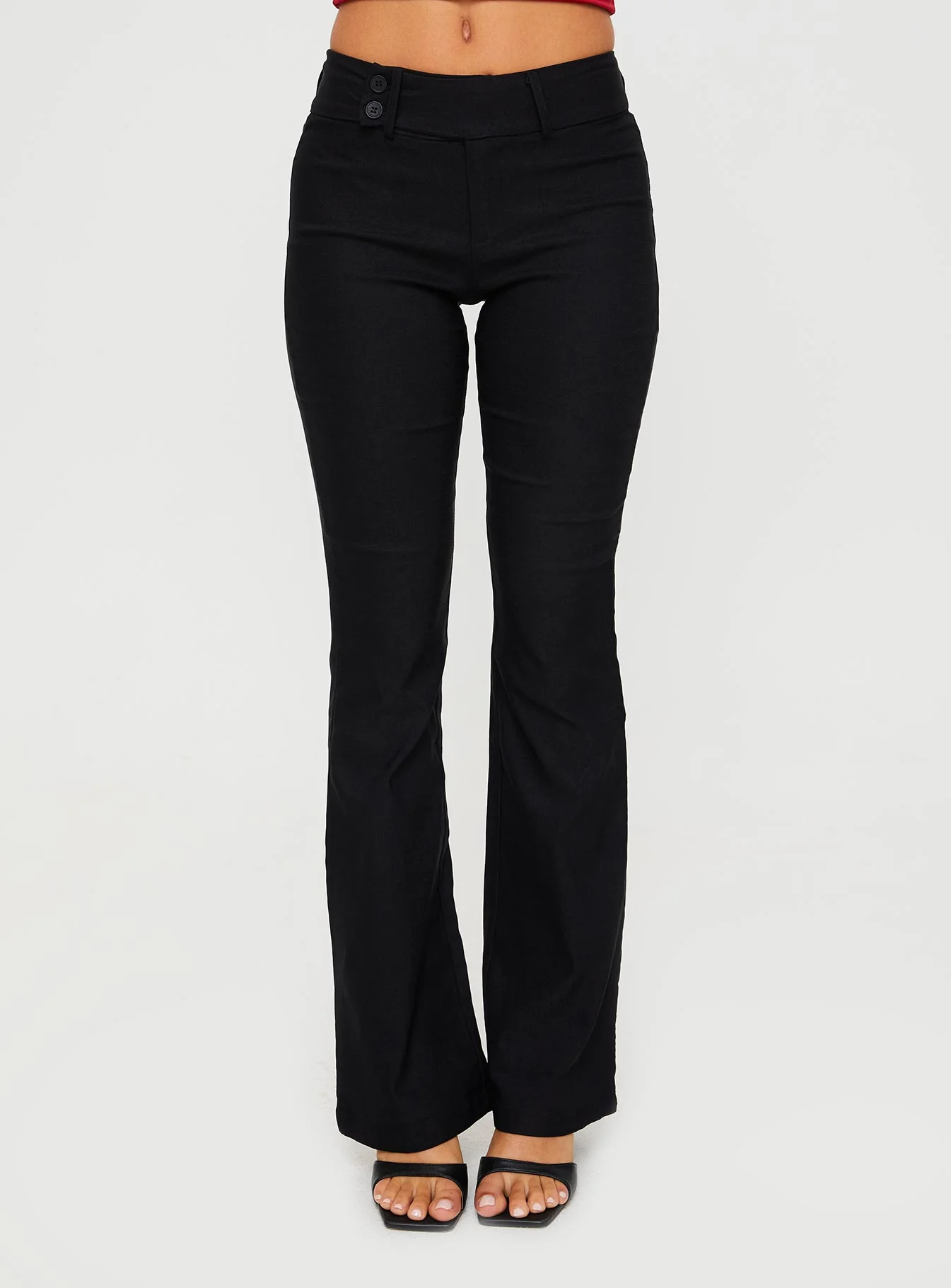 Kinkirk Flared Pants Black - Image 2