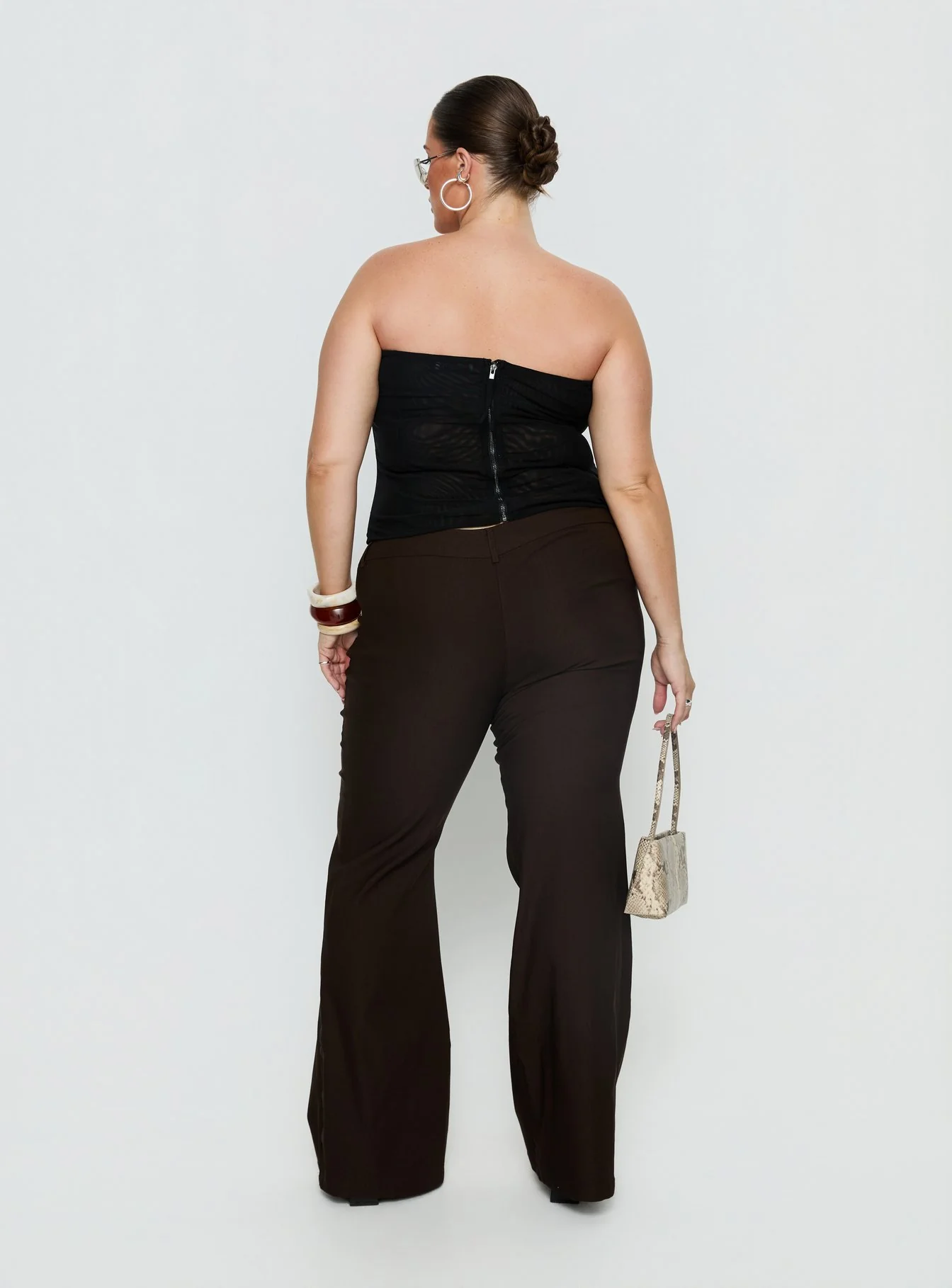 Kinkirk Flared Pants Chocolate Curve - Image 5
