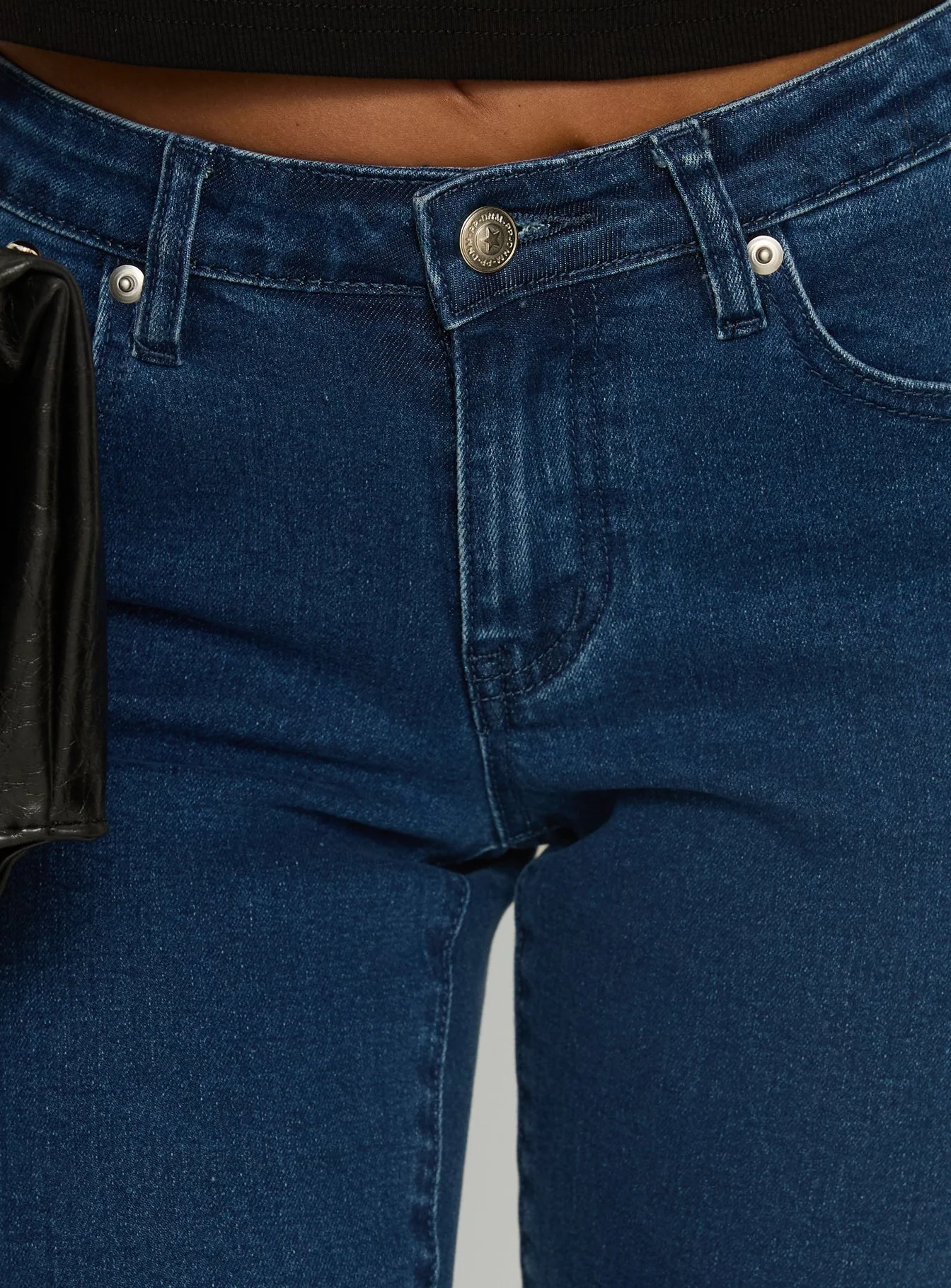 Kissimo Kick Flare Capri Pants Indigo Blue - Image 6