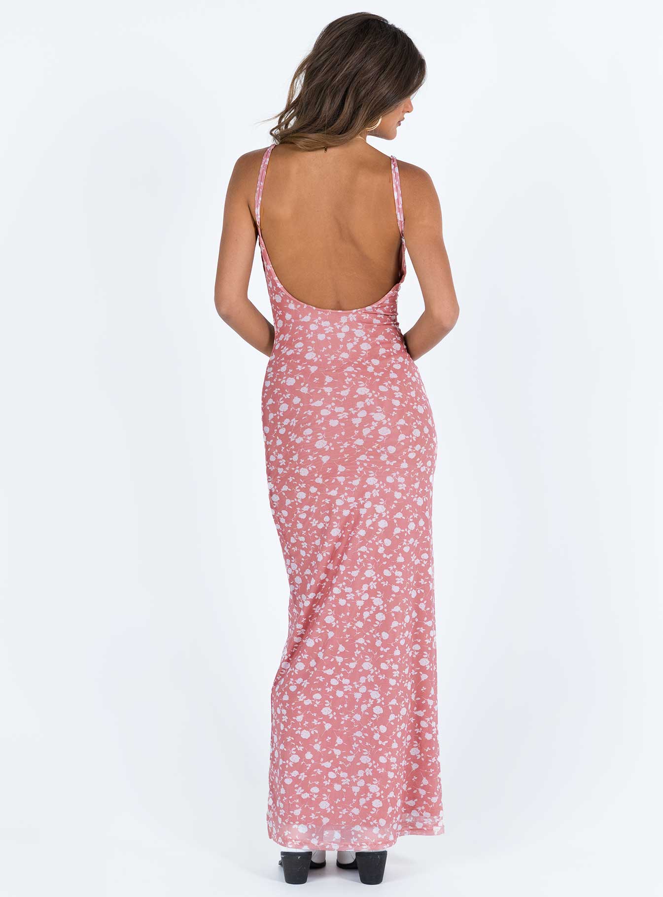 Knox Maxi Dress Pink Floral - Image 5