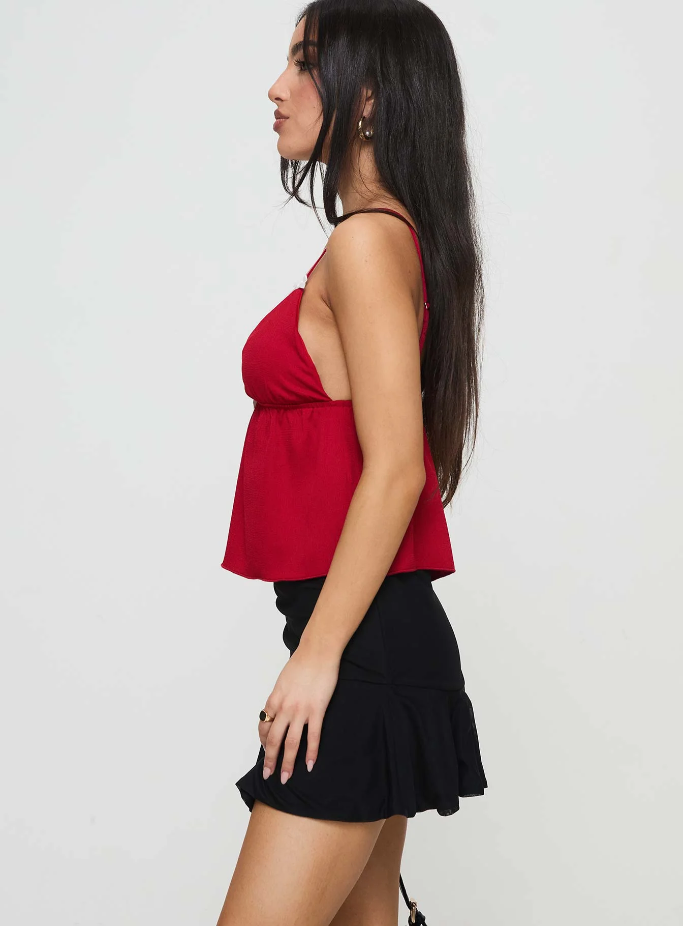 Konstantina Mini Skirt Black - Image 4