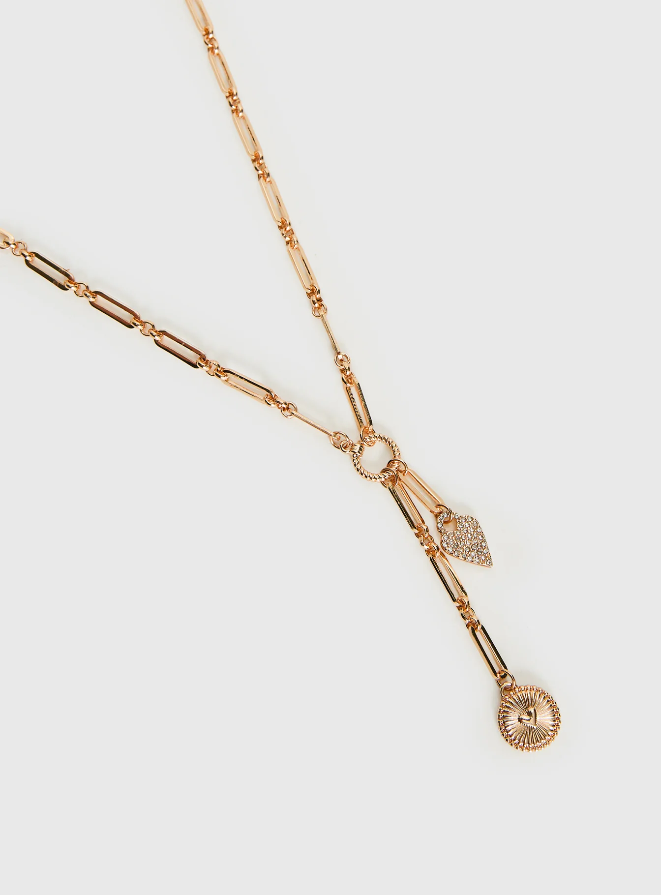Kyrella Y Necklace Gold - Image 3