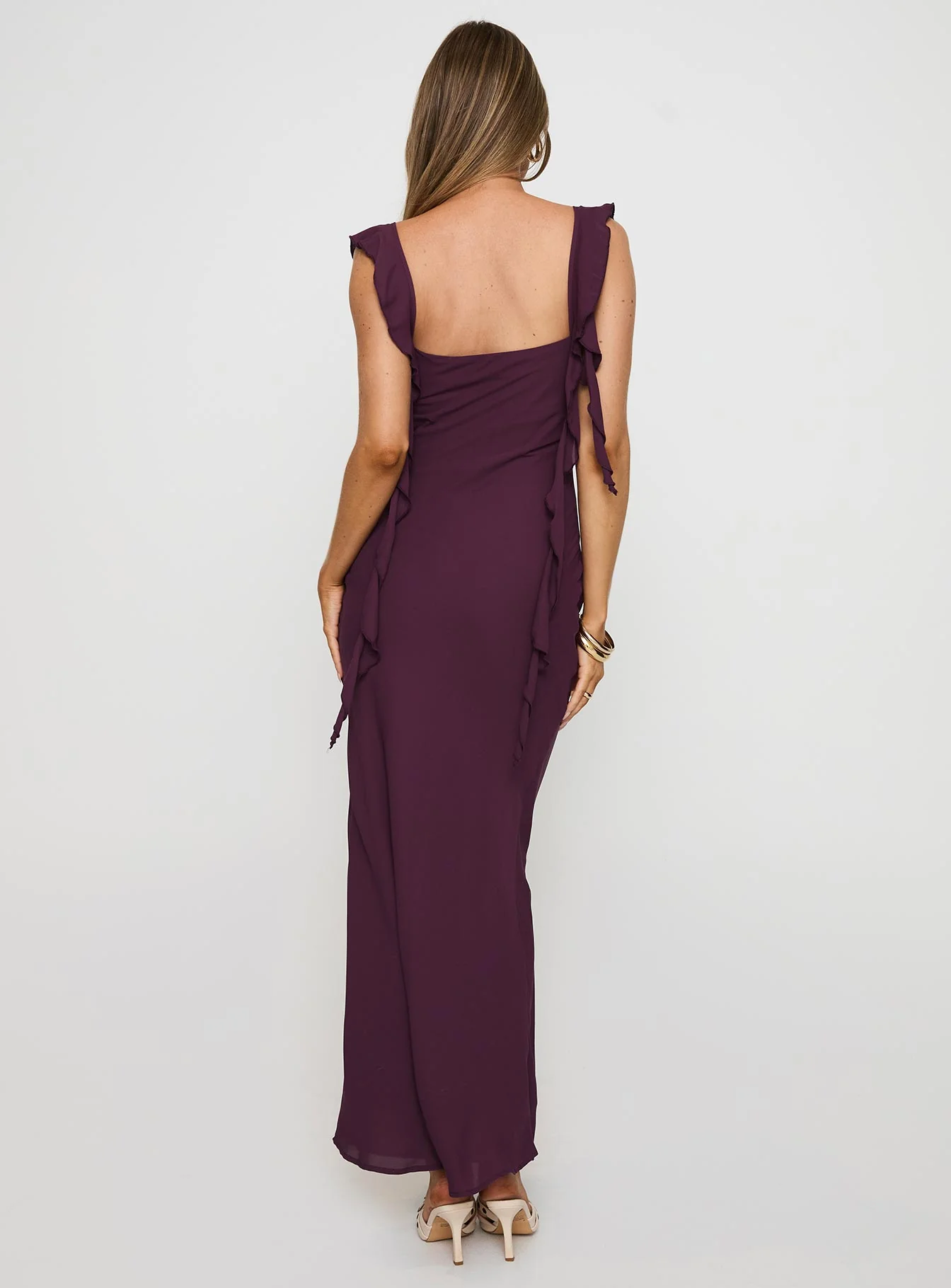 Lanai Maxi Dress Plum - Image 5