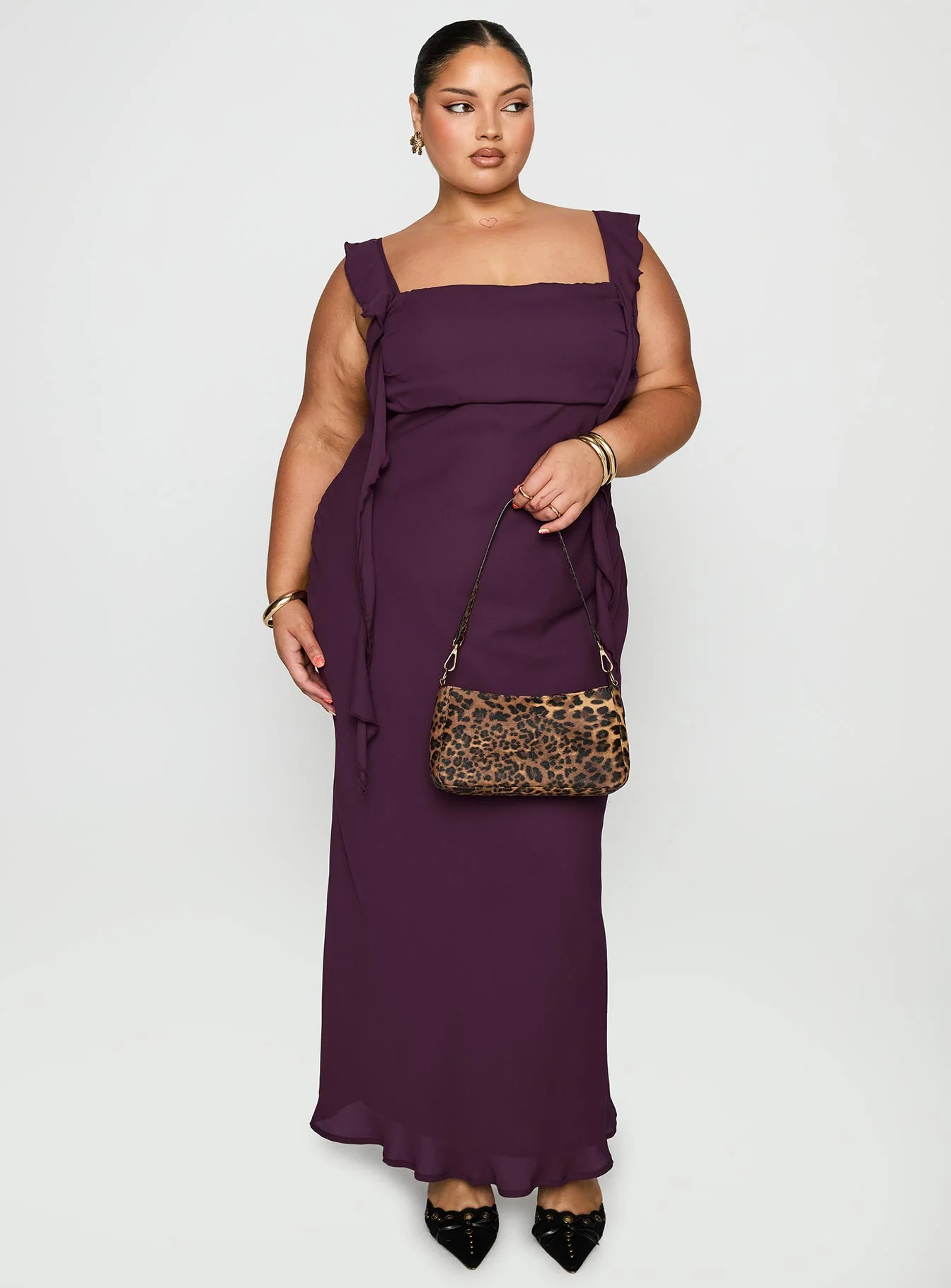 Lanai Maxi Dress Plum Curve - Image 3
