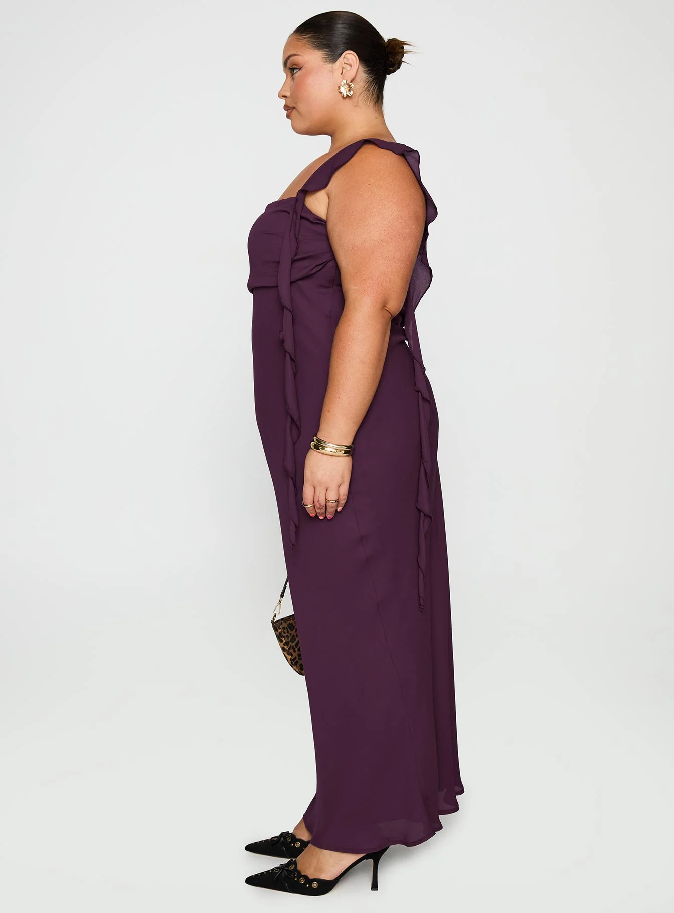 Lanai Maxi Dress Plum Curve - Image 4