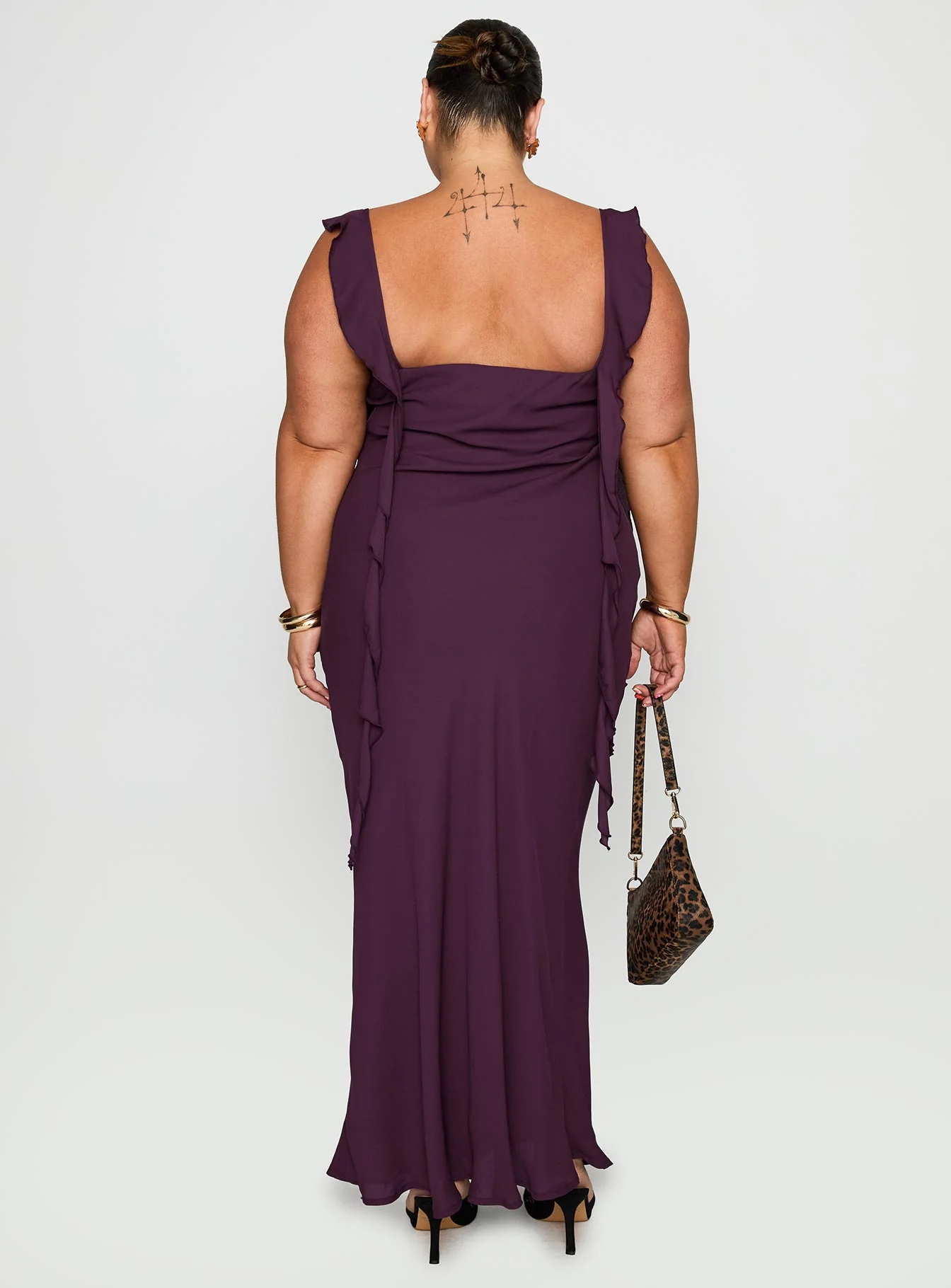 Lanai Maxi Dress Plum Curve - Image 5