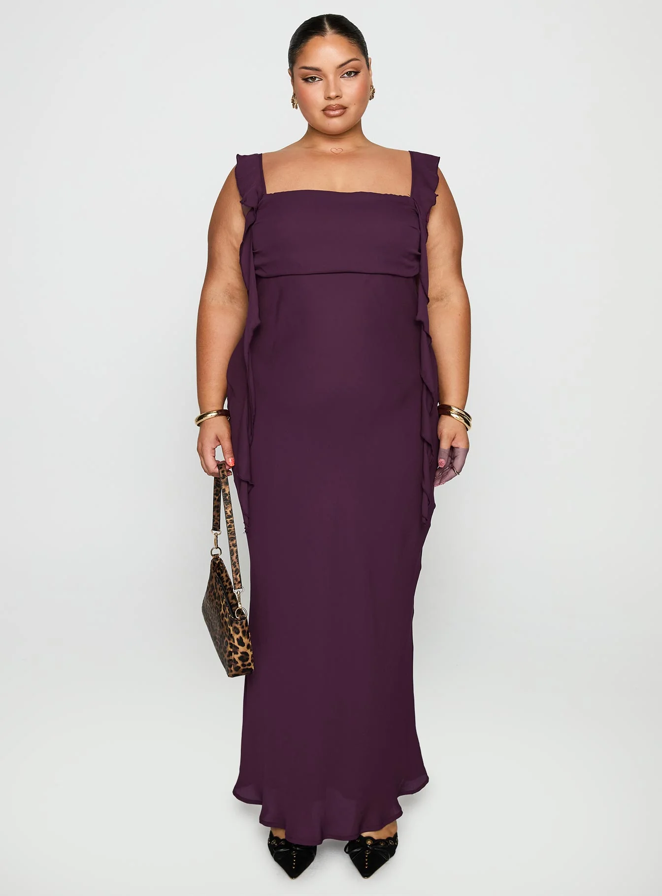 Lanai Maxi Dress Plum Curve - Image 7