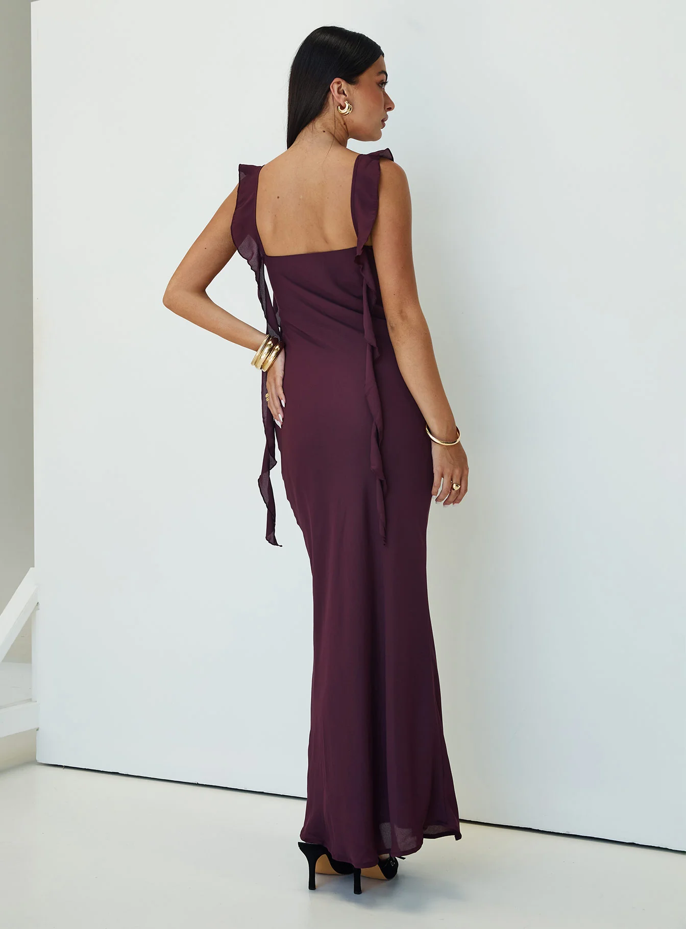 Lanai Maxi Dress Plum Petite - Image 5