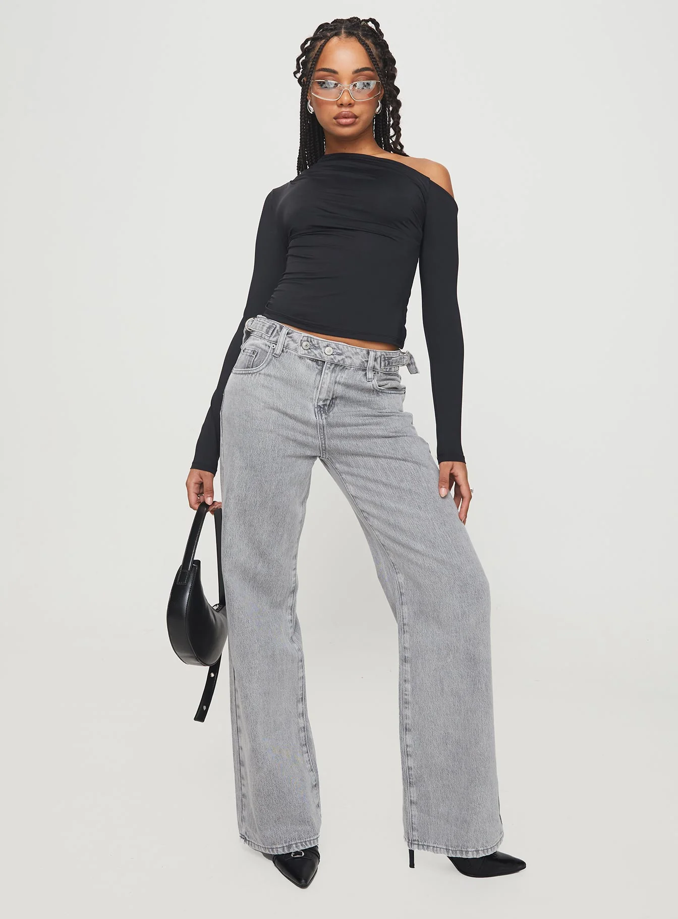Lasharie Long Sleeve Top Black - Image 3