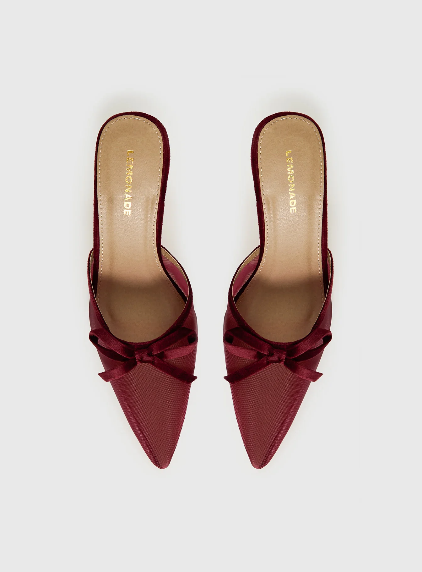 Lavon Pointed Toe Heels Red - Image 5