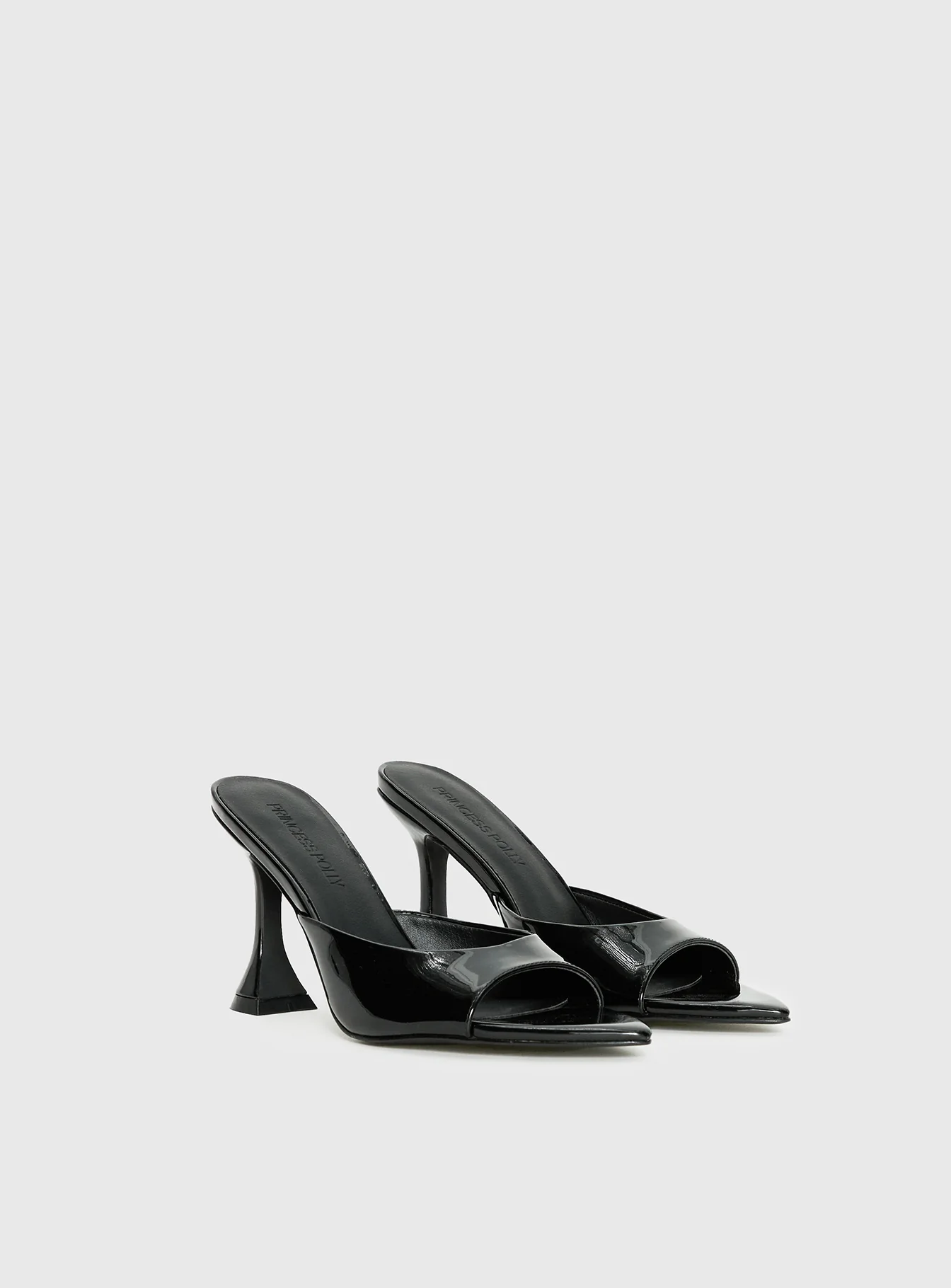 Let Love In Peep Toe Heels Black - Image 2