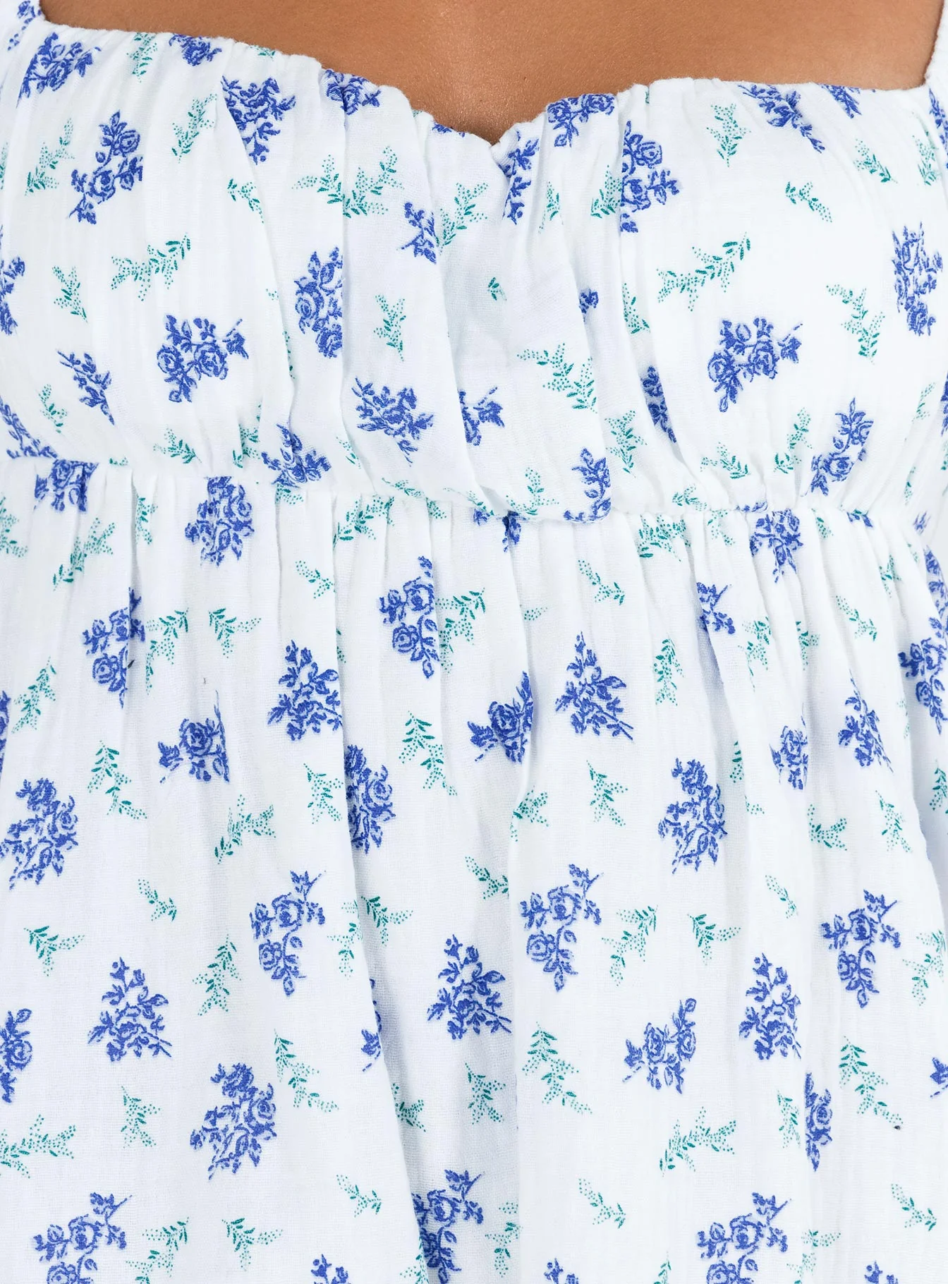 Let's Dance Mini Dress Blue Floral - Image 8
