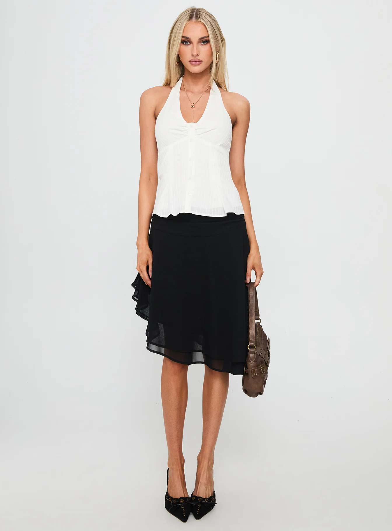 Life Goes By Sleeveless Top White - Image 7