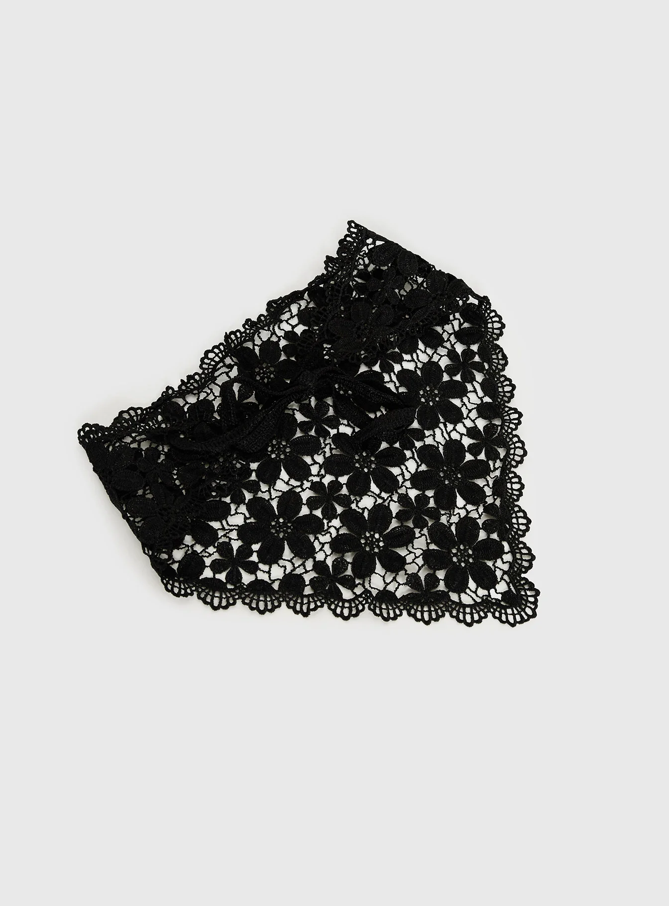 Lilibette Crochet Hair Bandana Black - Image 2