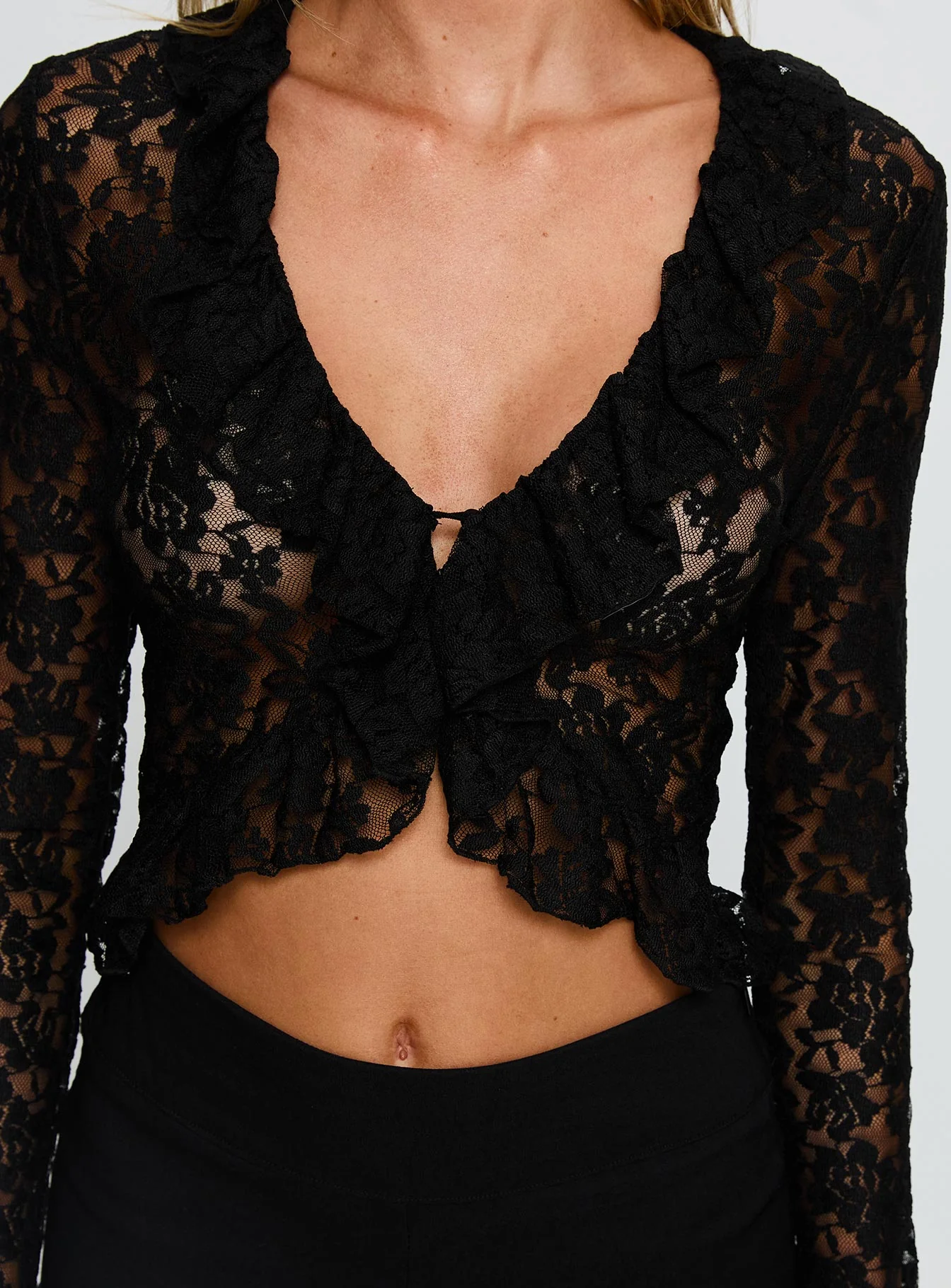 Long Nights Long Sleeve Top Onyx - Image 6