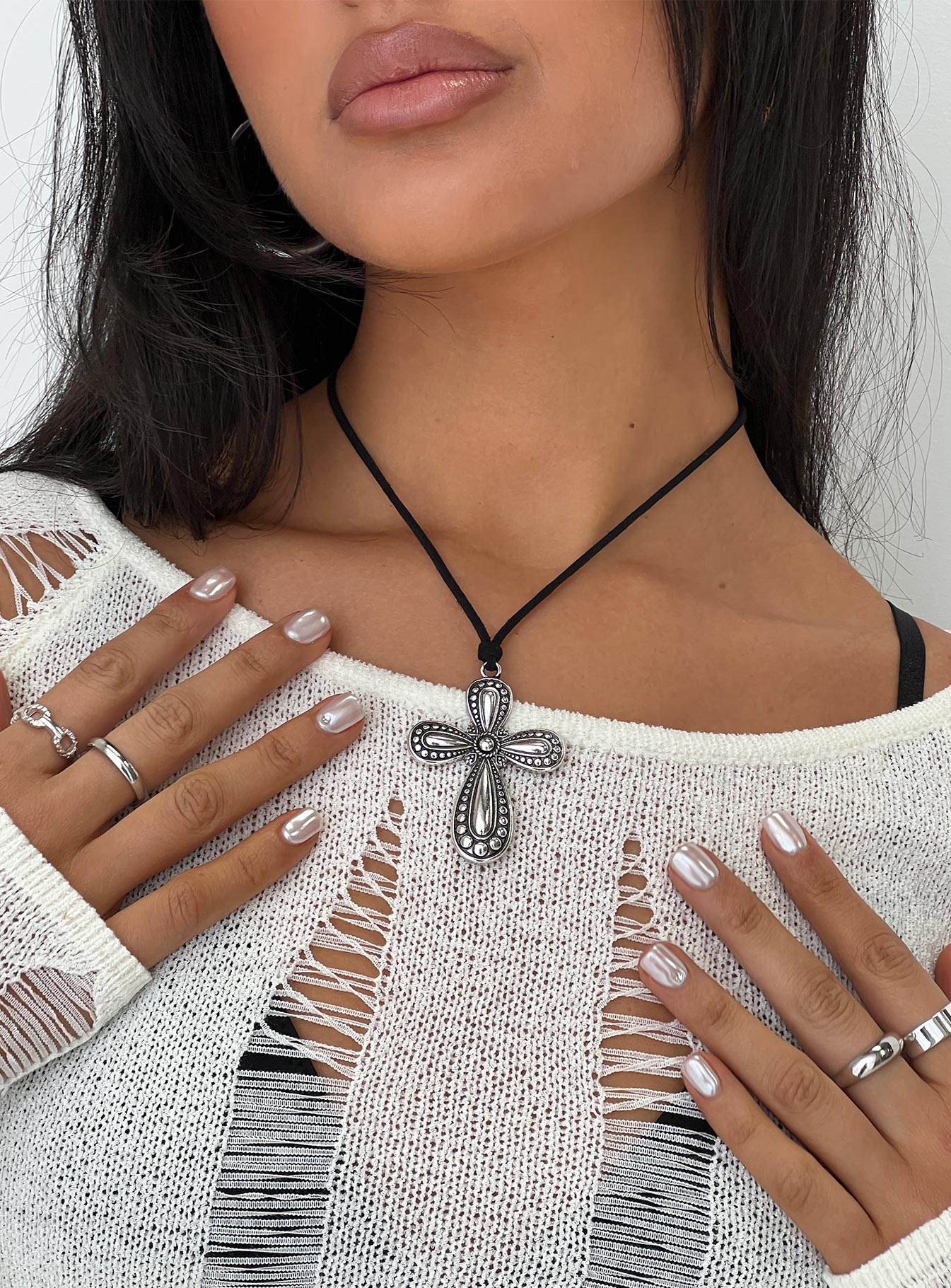 Loni Necklace Silver - Image 4