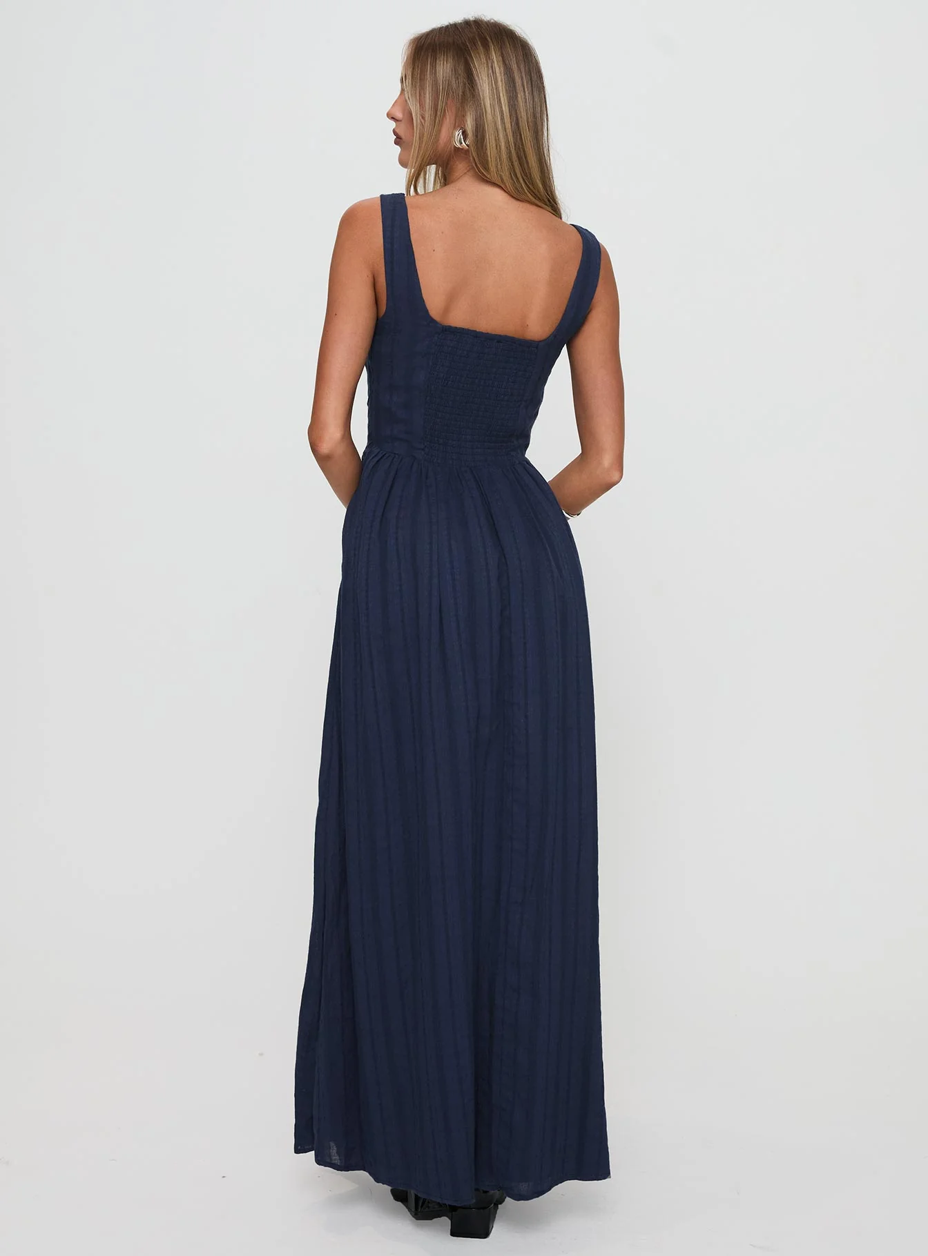 Lorinda Maxi Dress Navy - Image 5