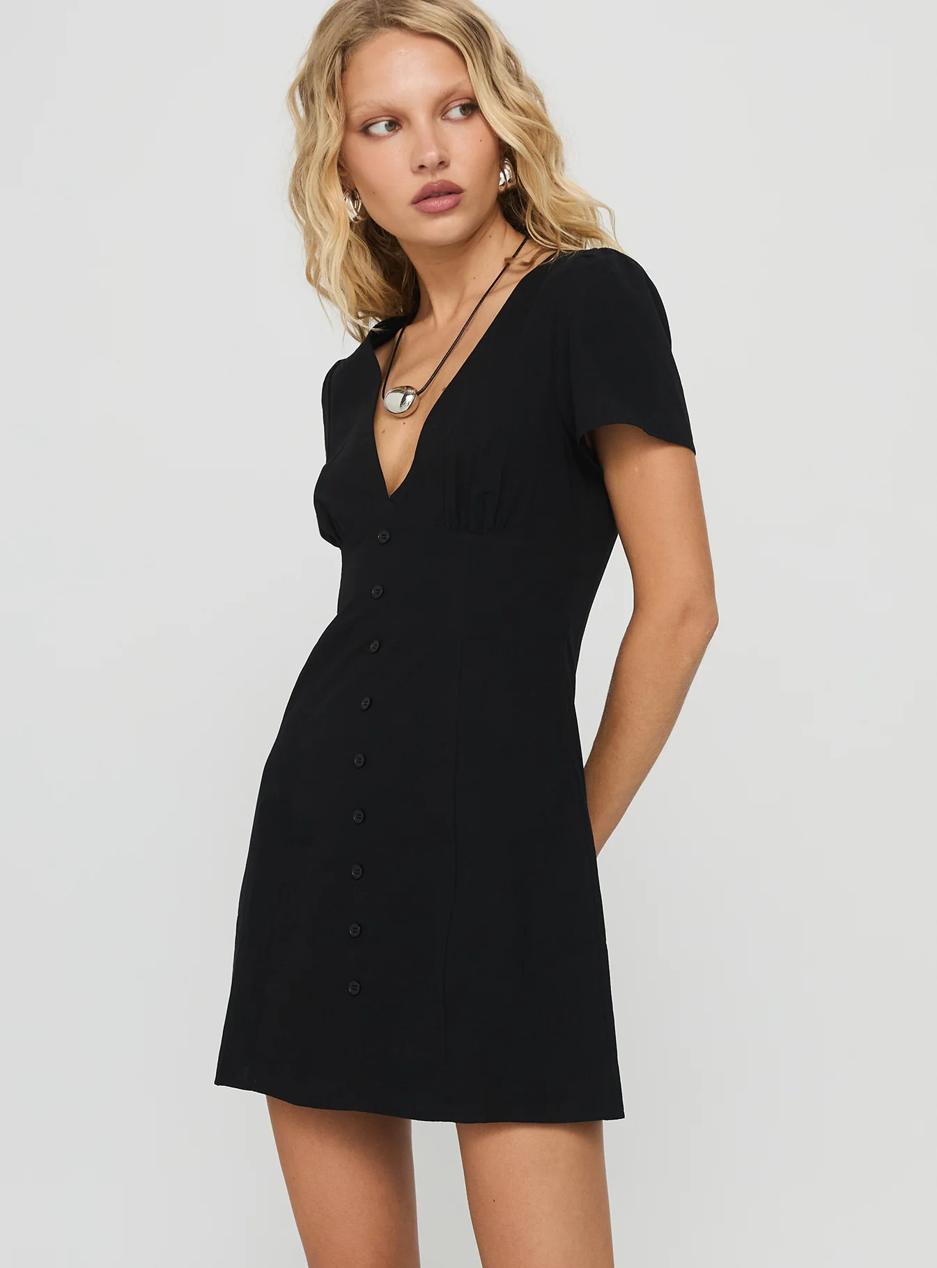 Loveliness Playsuit Black Petite - Image 3