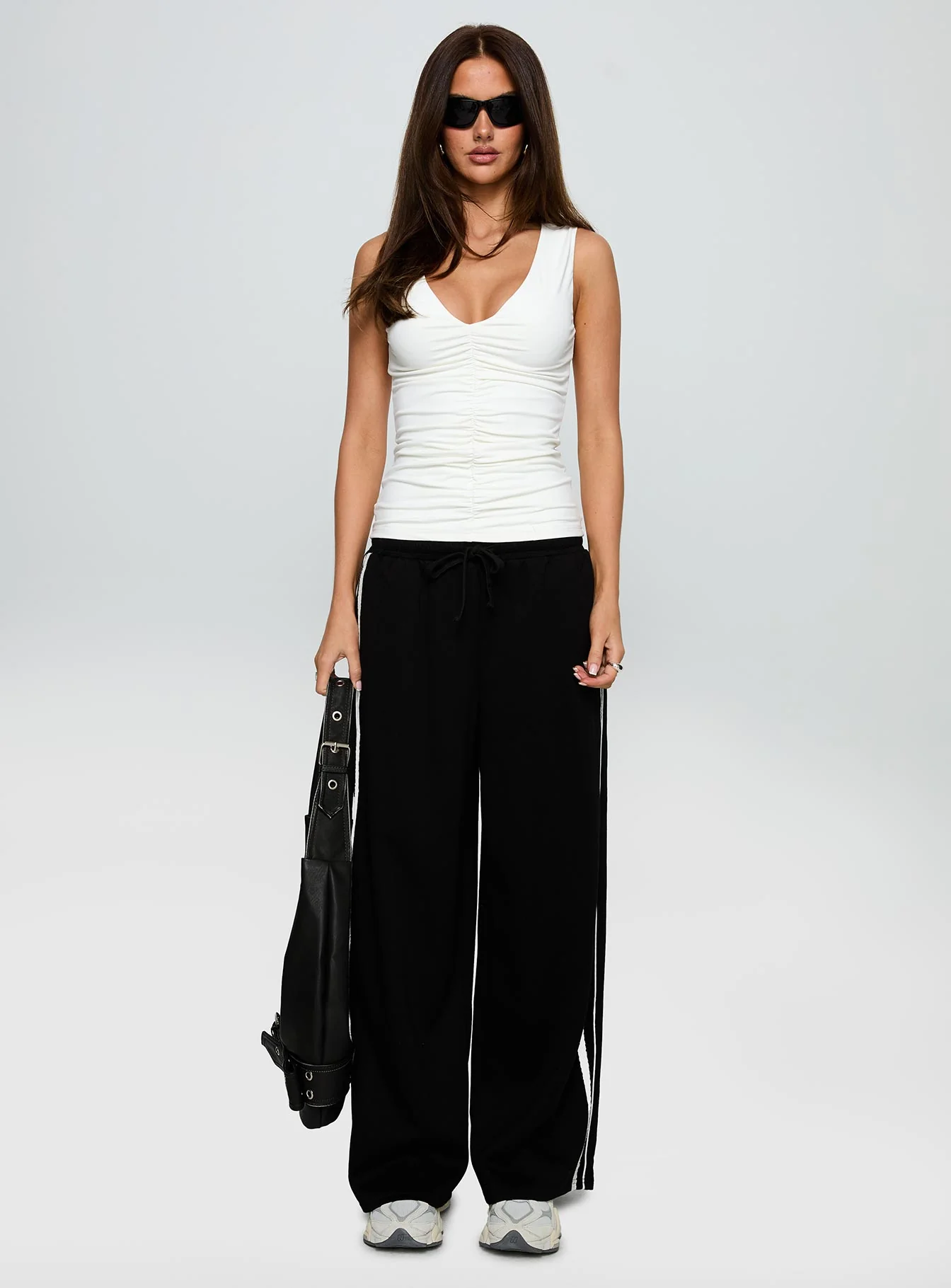 Loving Is Easy Ruched Top White - Image 7