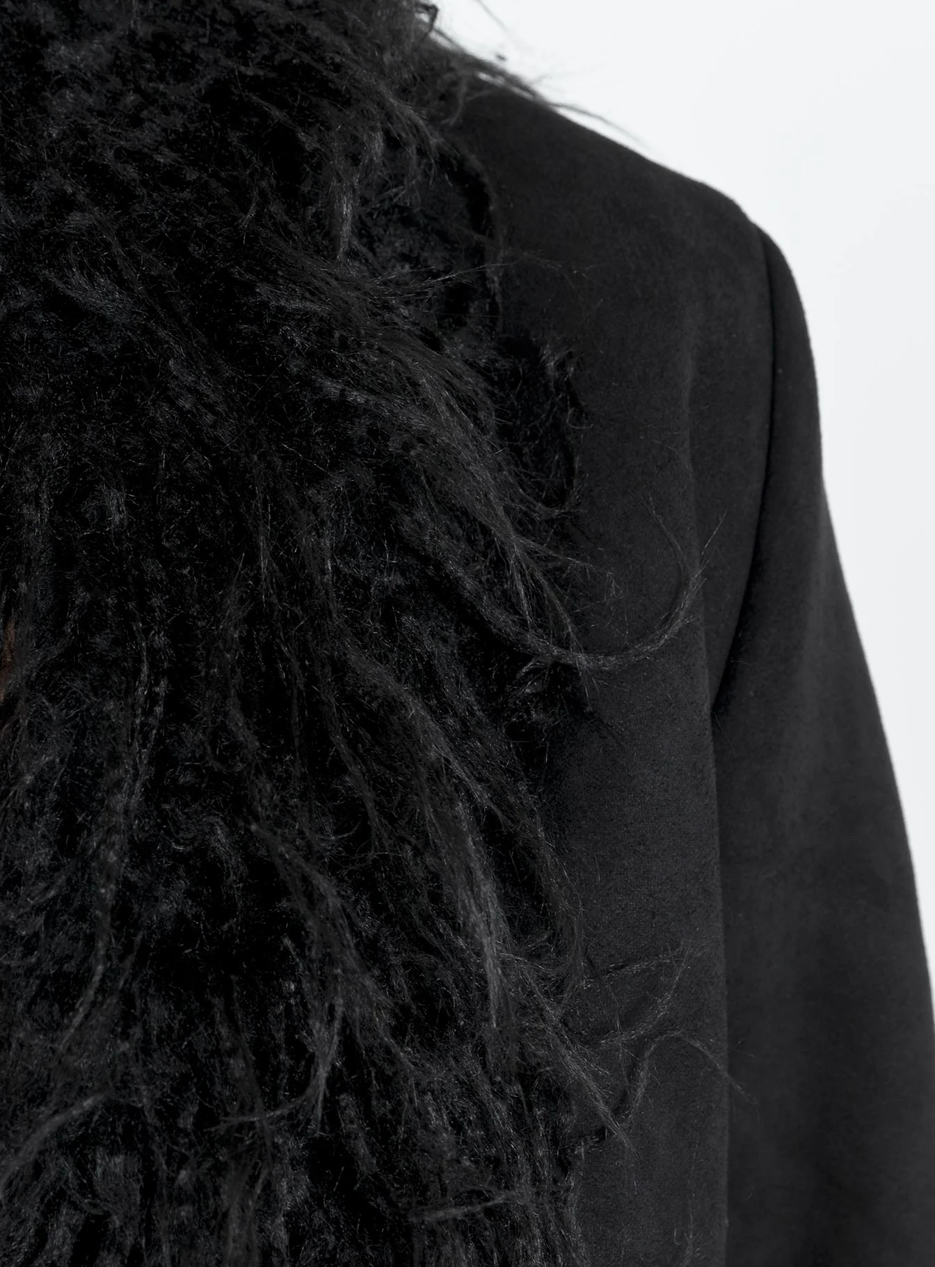 Lowden Faux Fur Jacket Black - Image 6