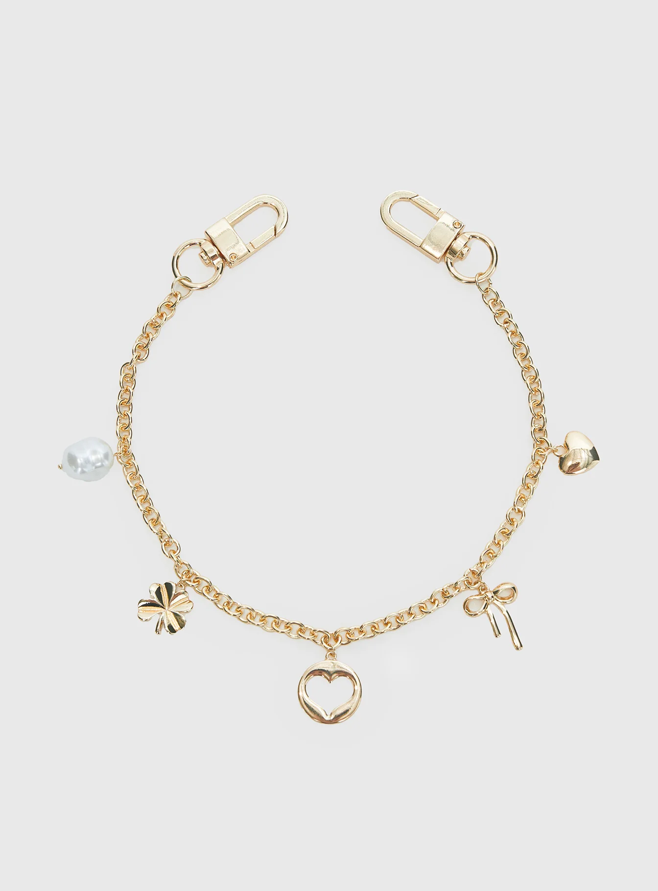 Lucky Charm Bag Charm Gold - Image 2