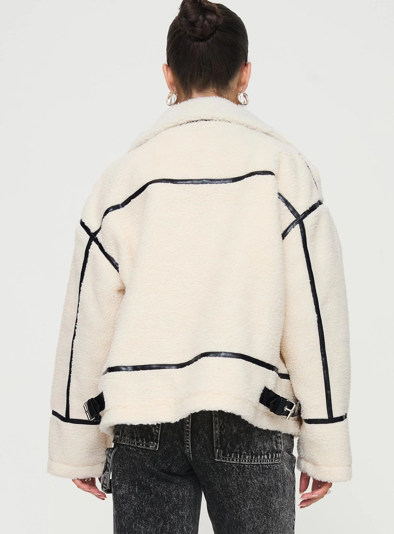 Lumanara Shearling Jacket Cream - Image 4