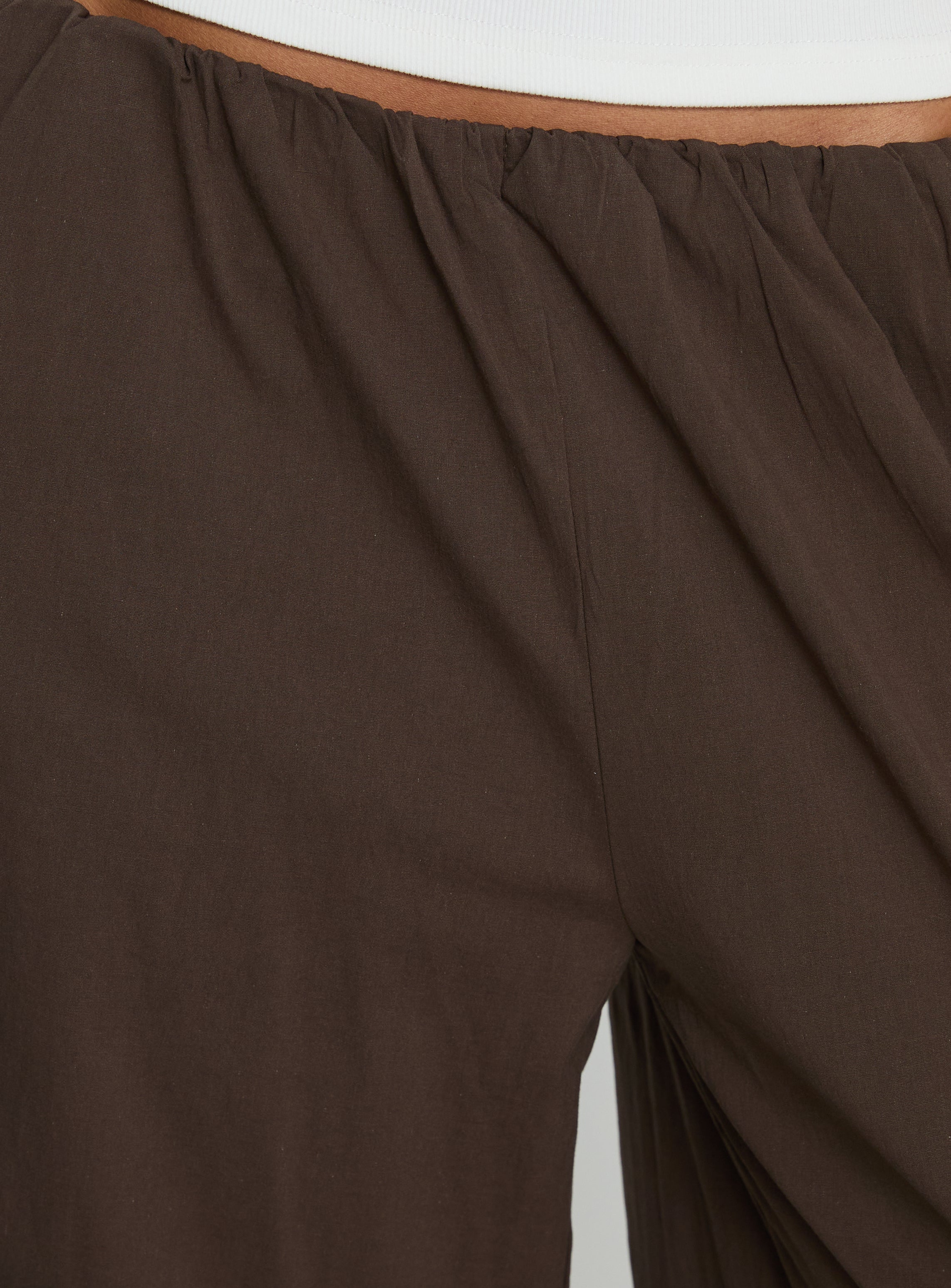 Lunea Concealed Waistband Pants Brown Tall - Image 6